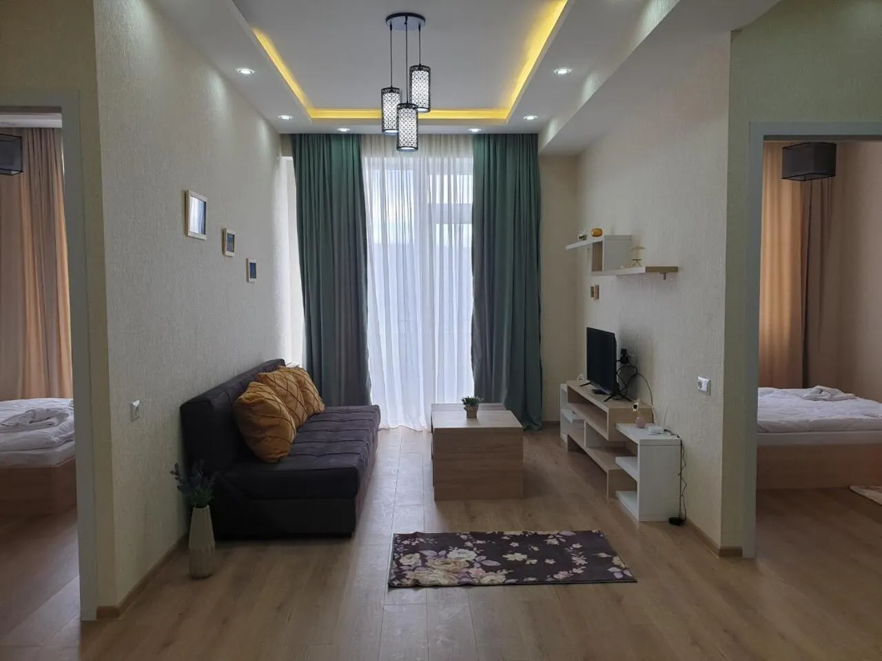 Bed in Vazi Aparthotel