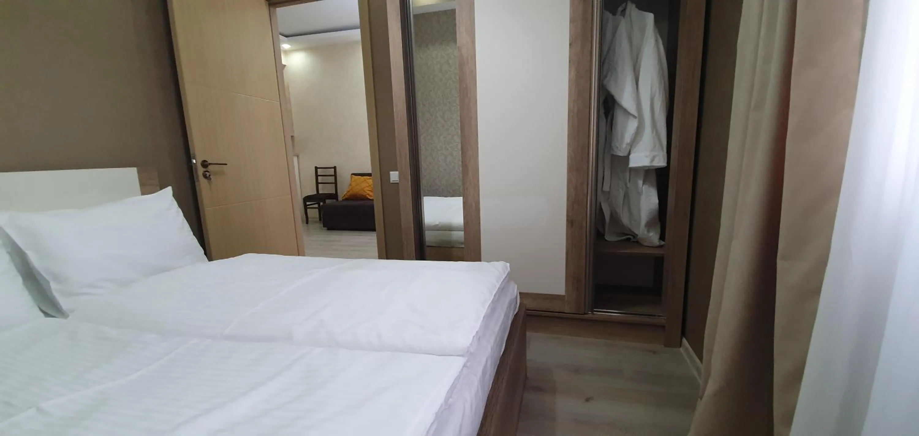 Bed in Vazi Aparthotel