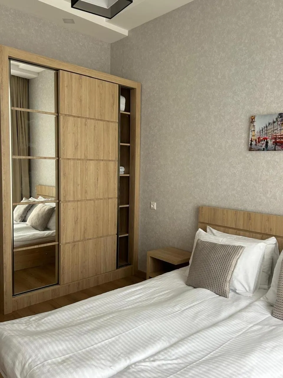 Bed in Vazi Aparthotel