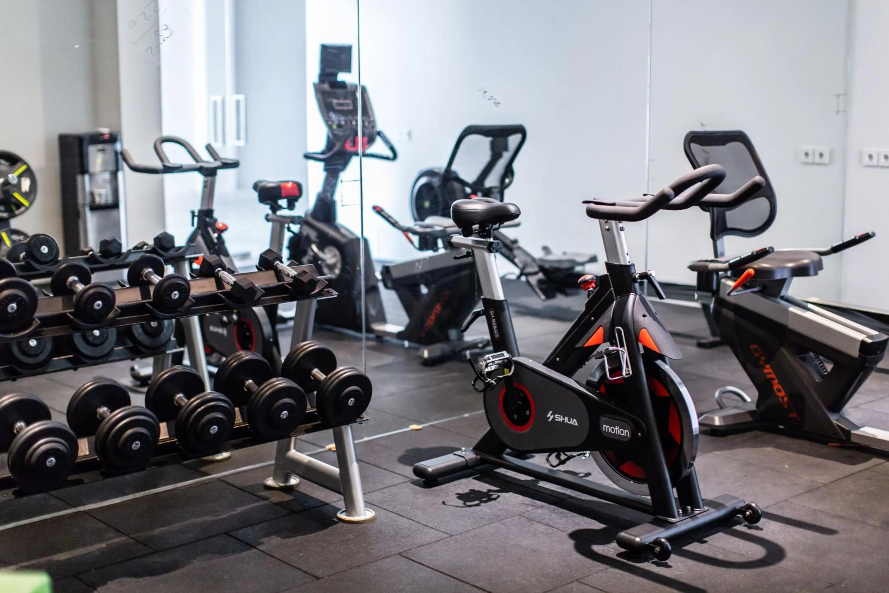 Fitness centre/facilities in The Double View Mansions Bali