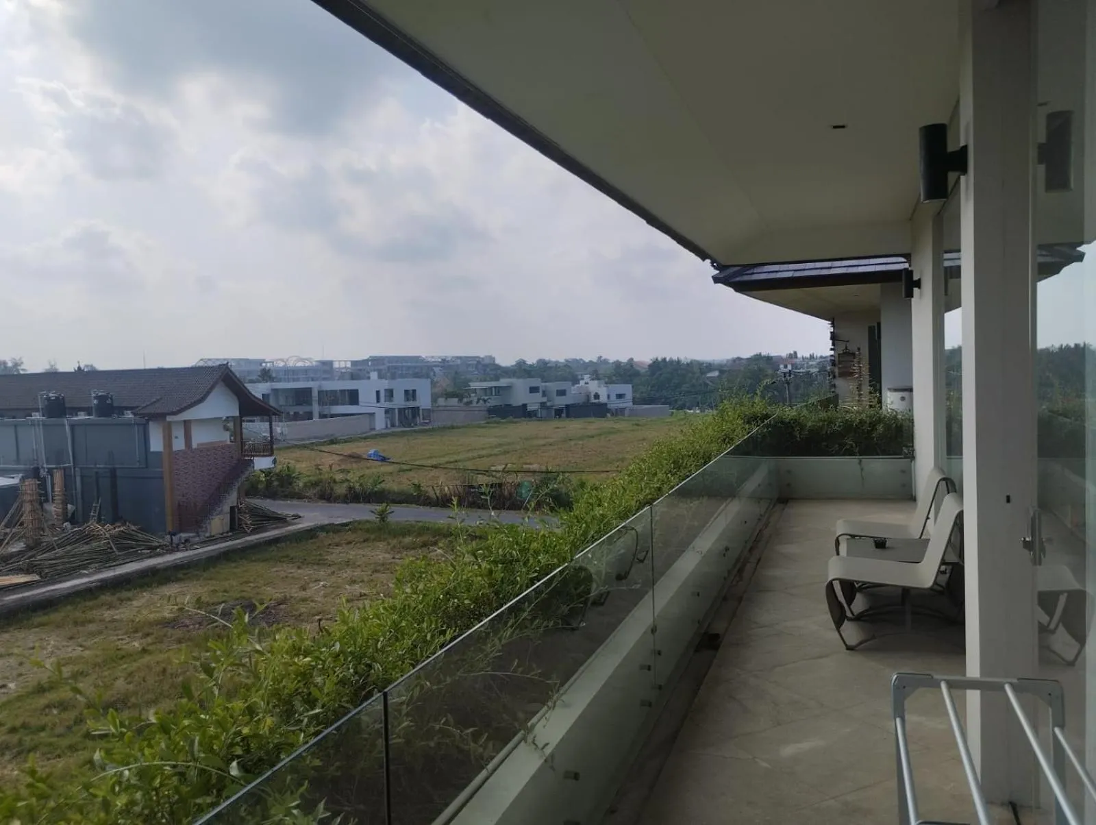 Balcony/Terrace in The Double View Mansions Bali