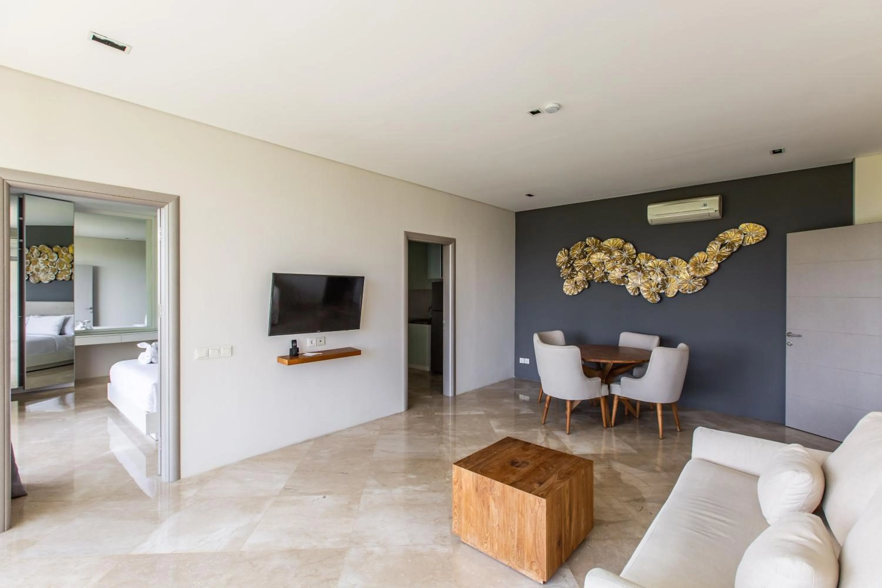 Living room in The Double View Mansions Bali