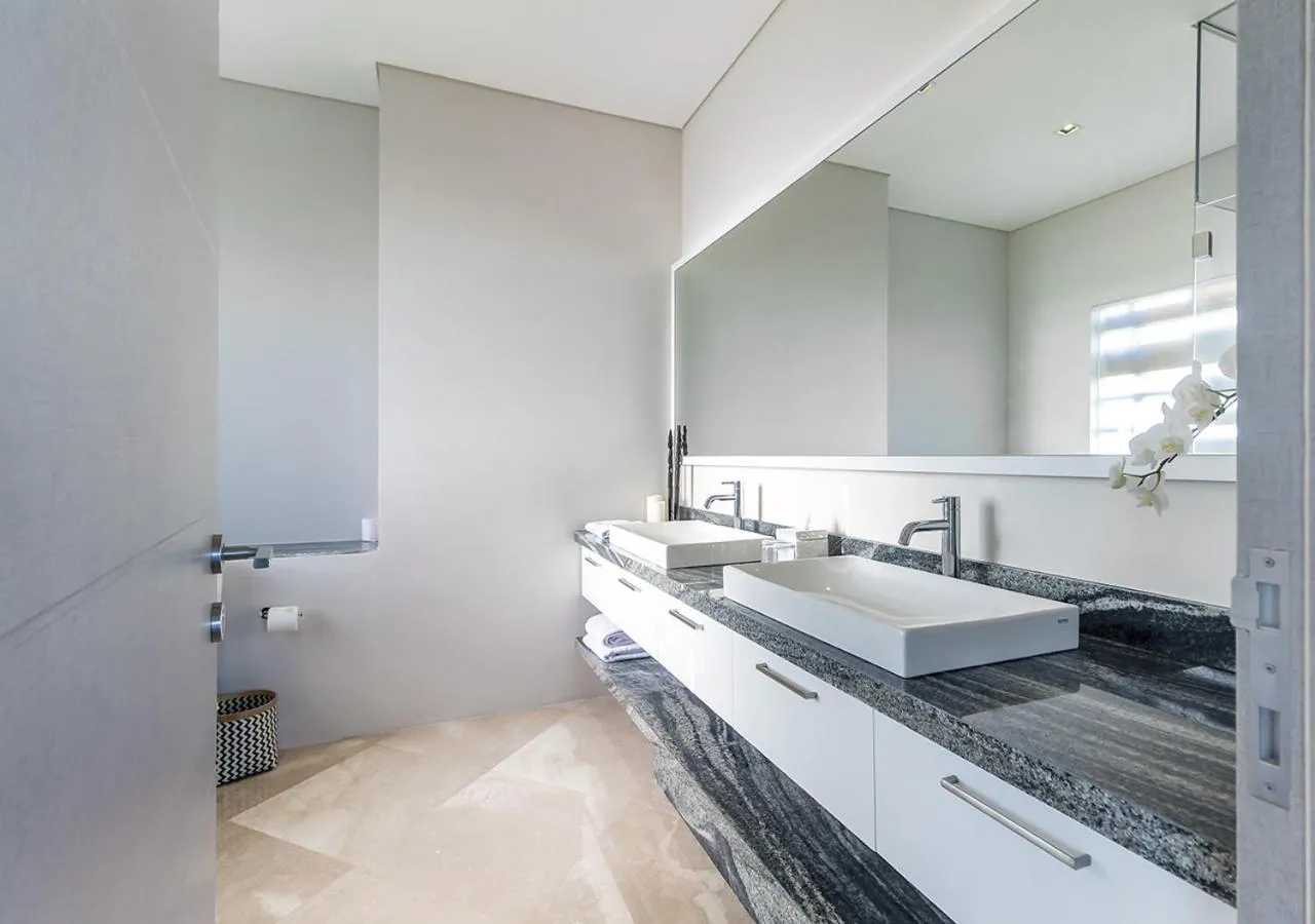 Bathroom in The Double View Mansions Bali