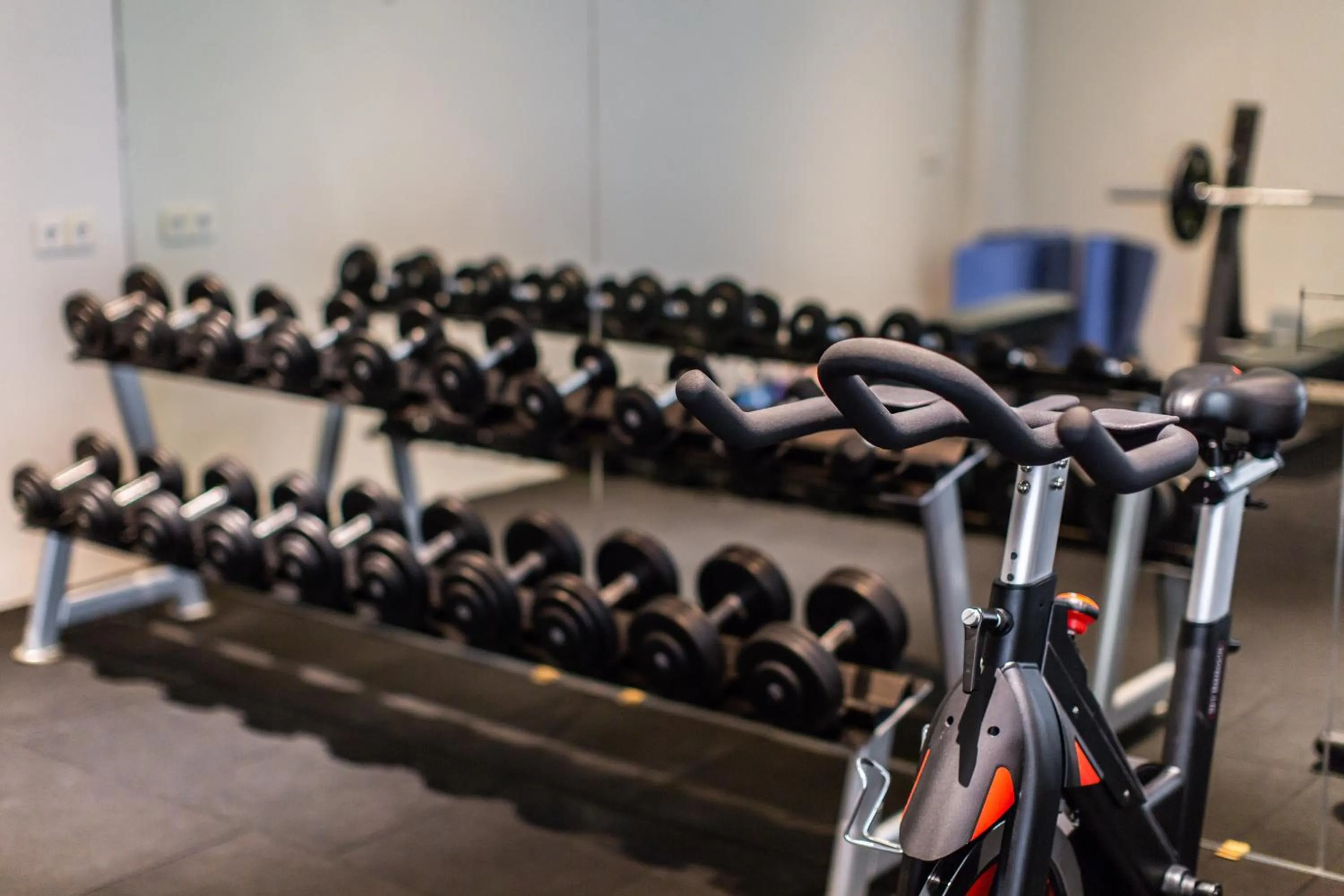 Fitness centre/facilities in The Double View Mansions Bali