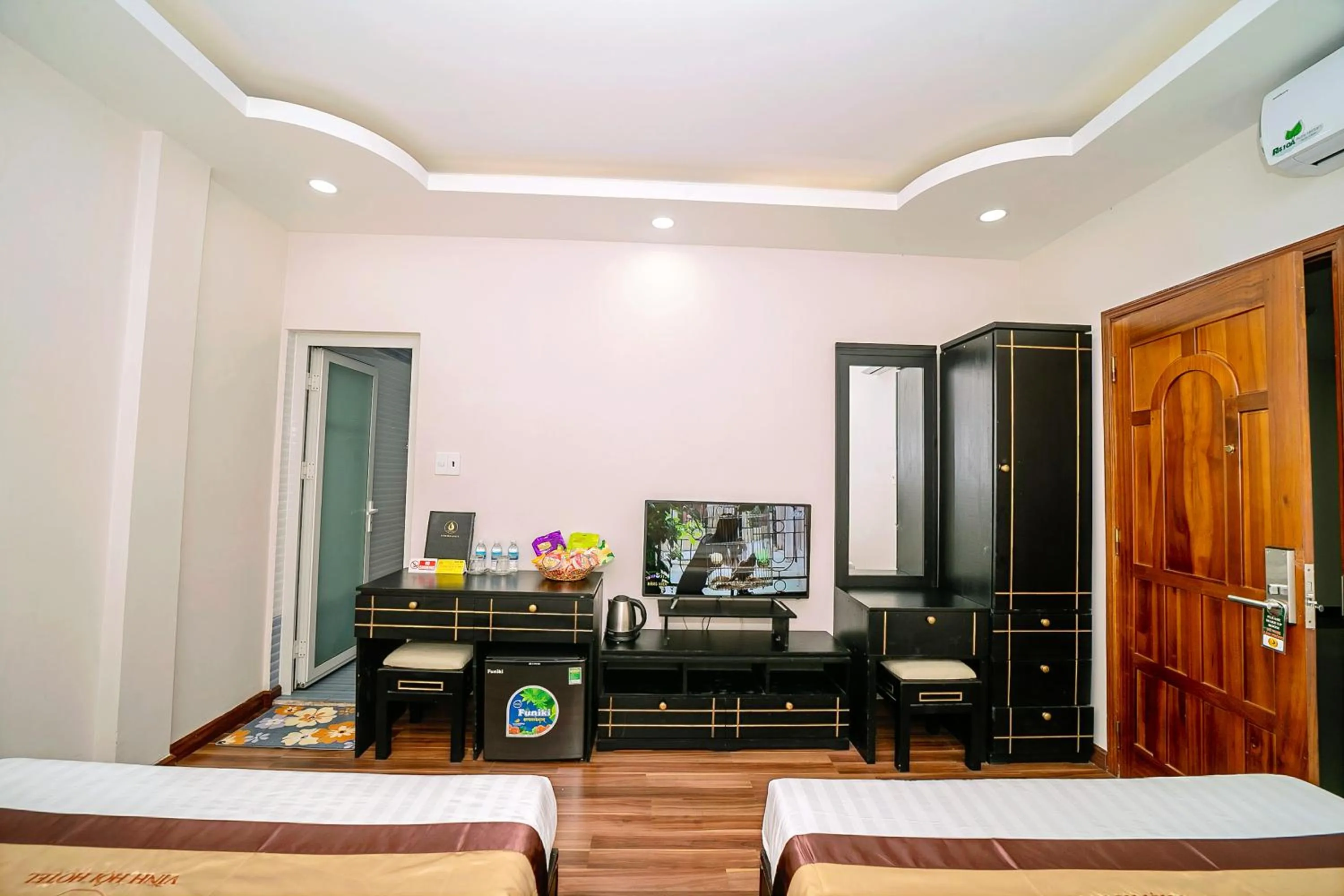 Bed in Khách sạn Vĩnh Hội