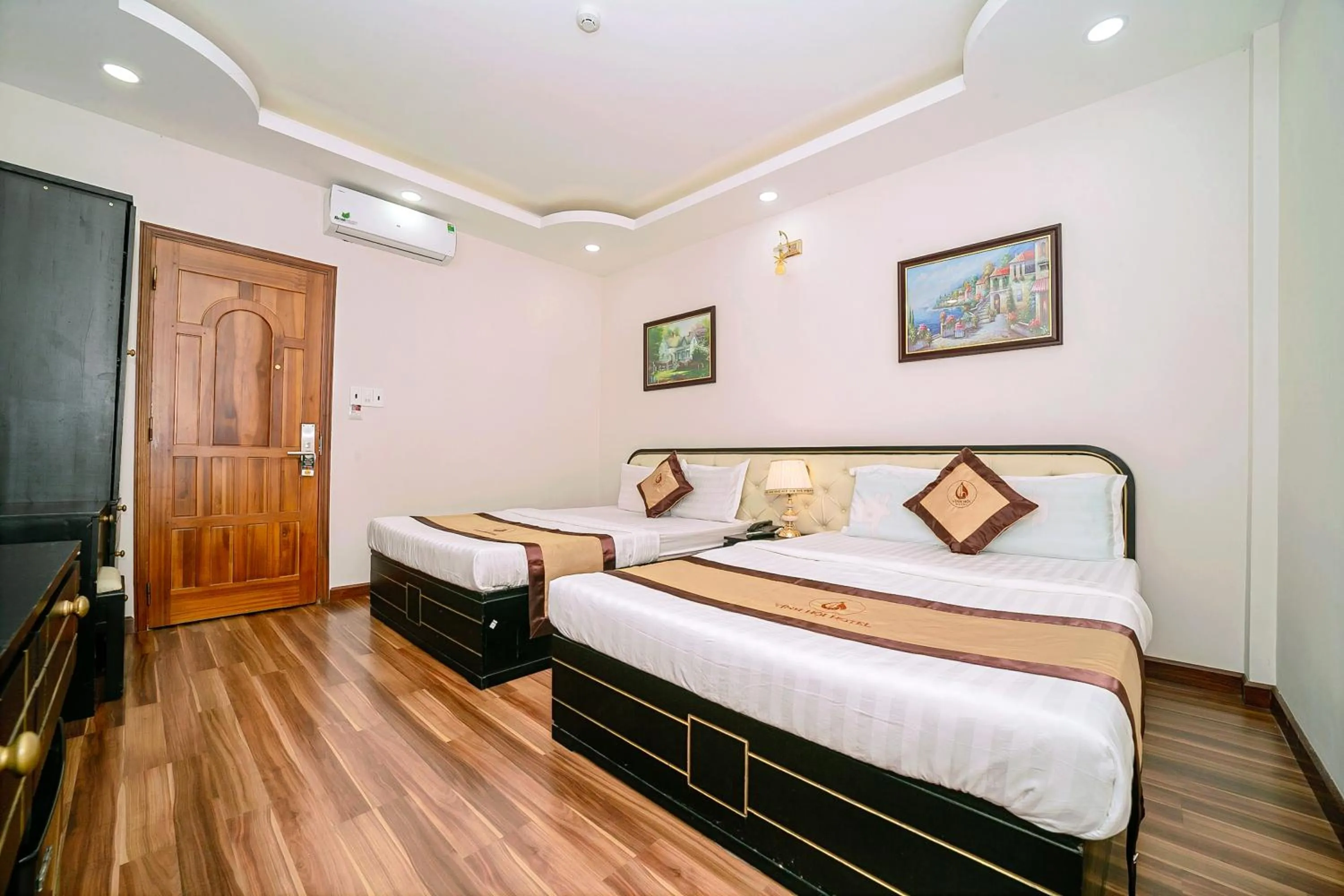 Bed in Khách sạn Vĩnh Hội