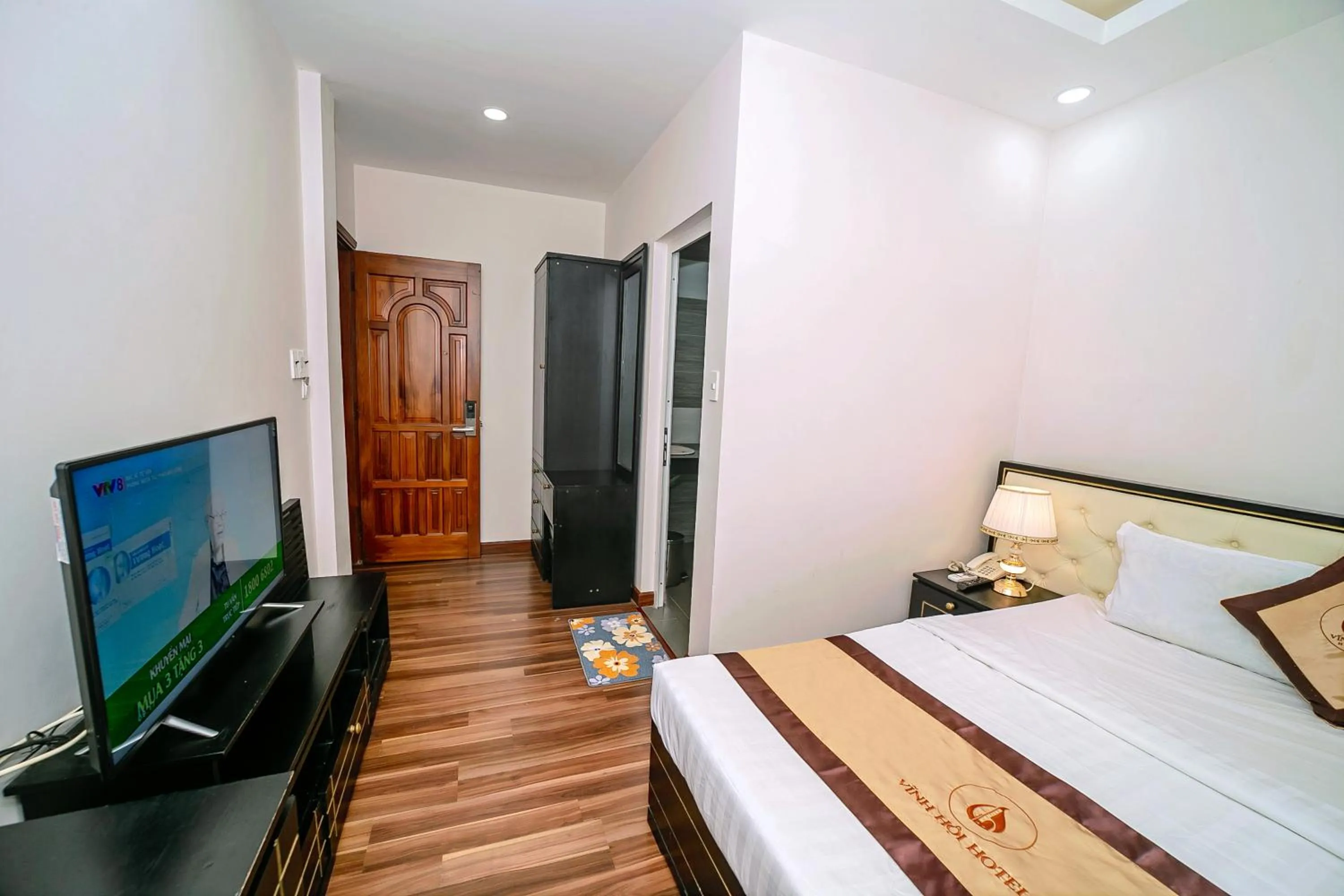 Bed in Khách sạn Vĩnh Hội