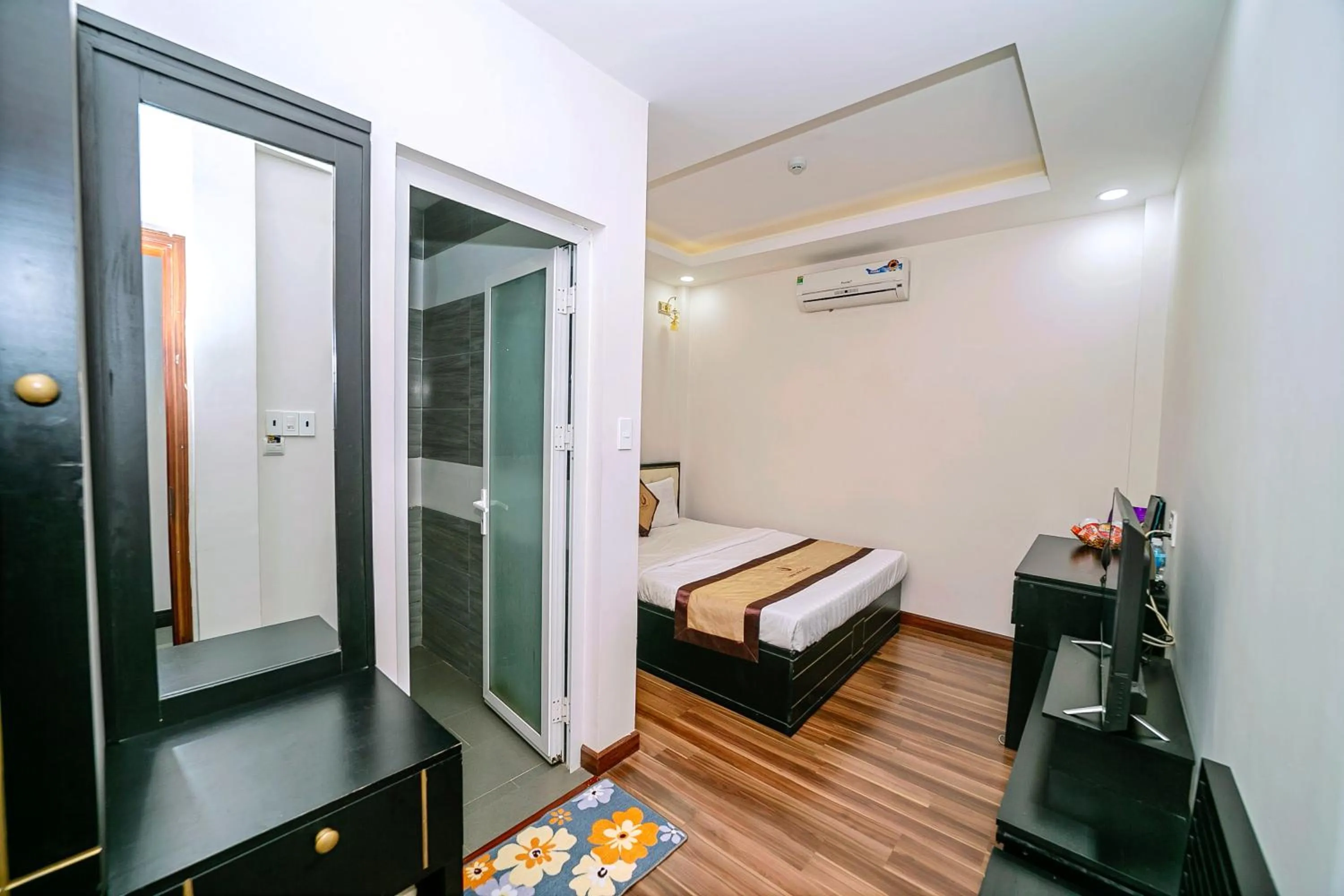 Bed in Khách sạn Vĩnh Hội