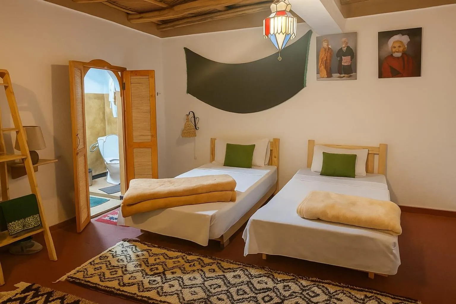 Bed in Riad pizzeria Marhaba