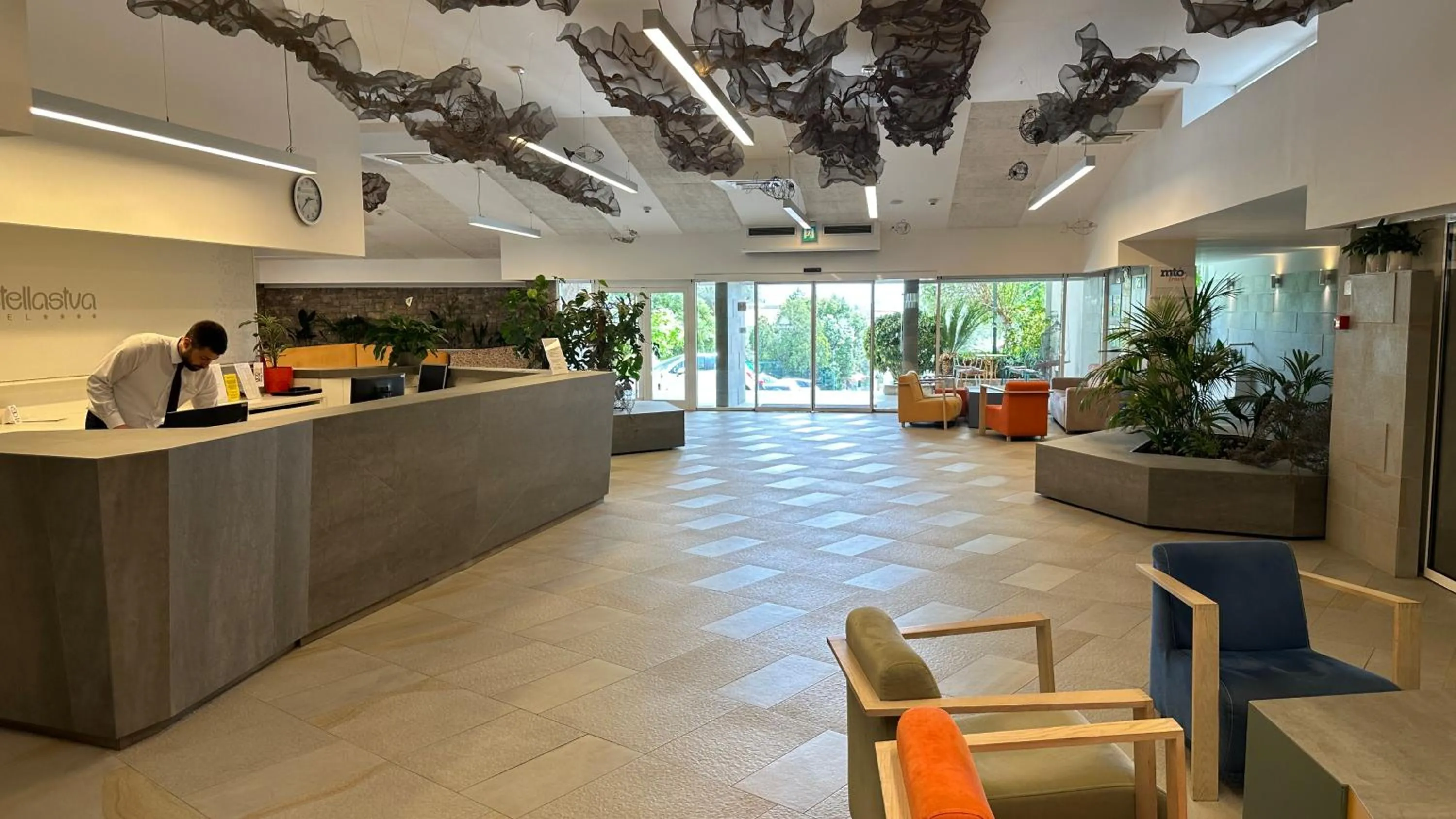 Lobby or reception in Hotel Castellastva