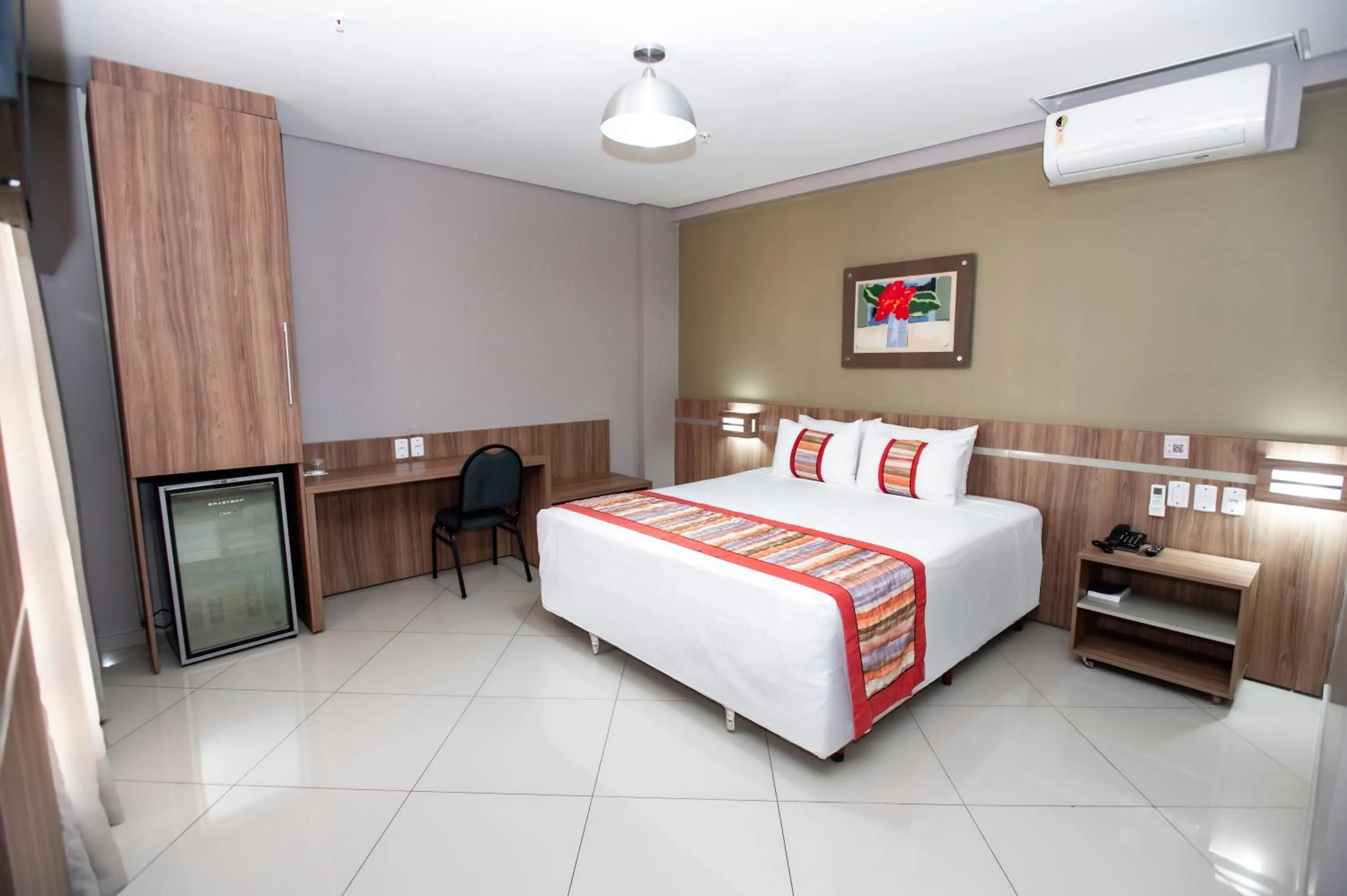 Bed in Paiaguás Palace Hotel