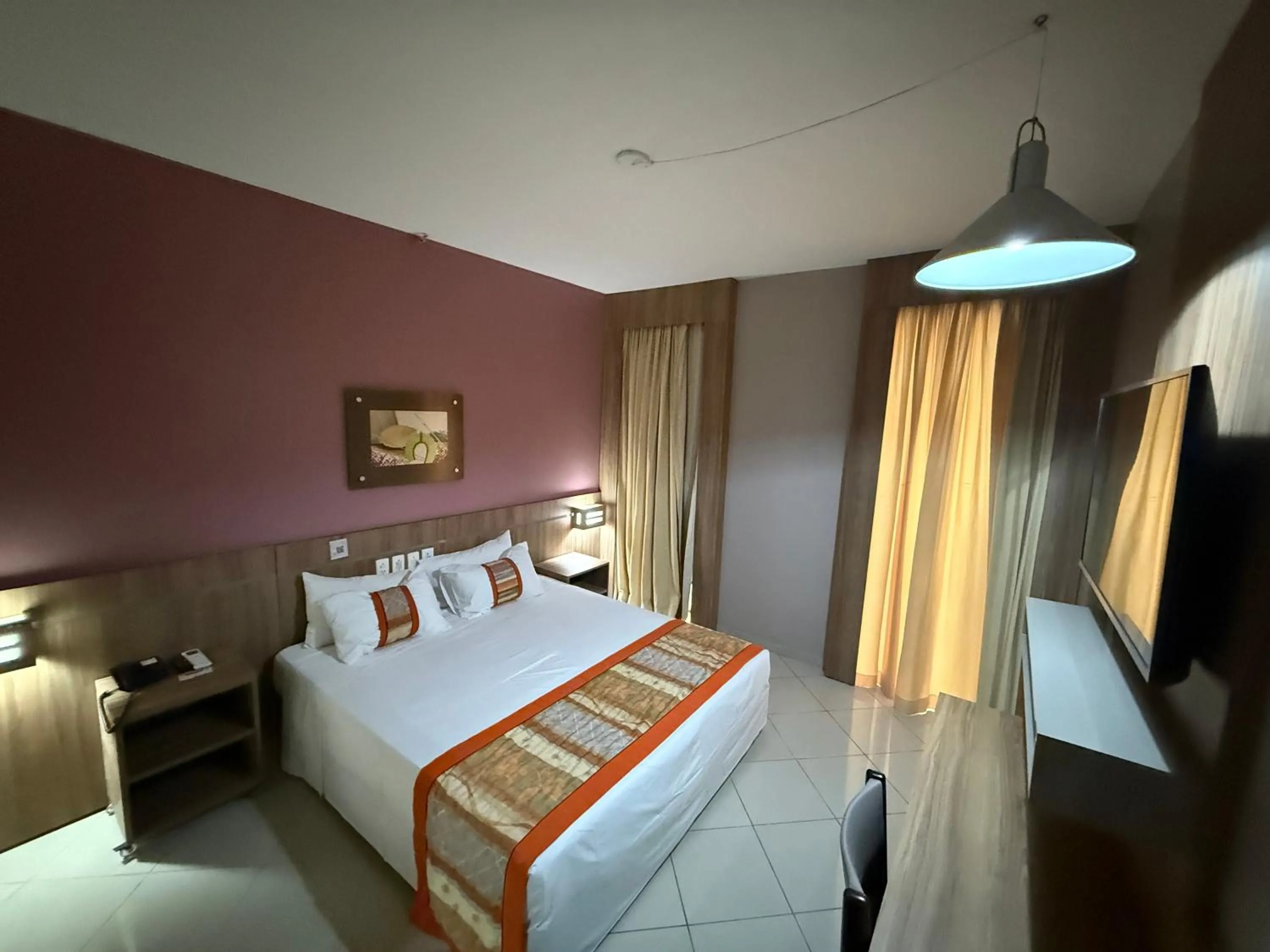 Bed in Paiaguás Palace Hotel