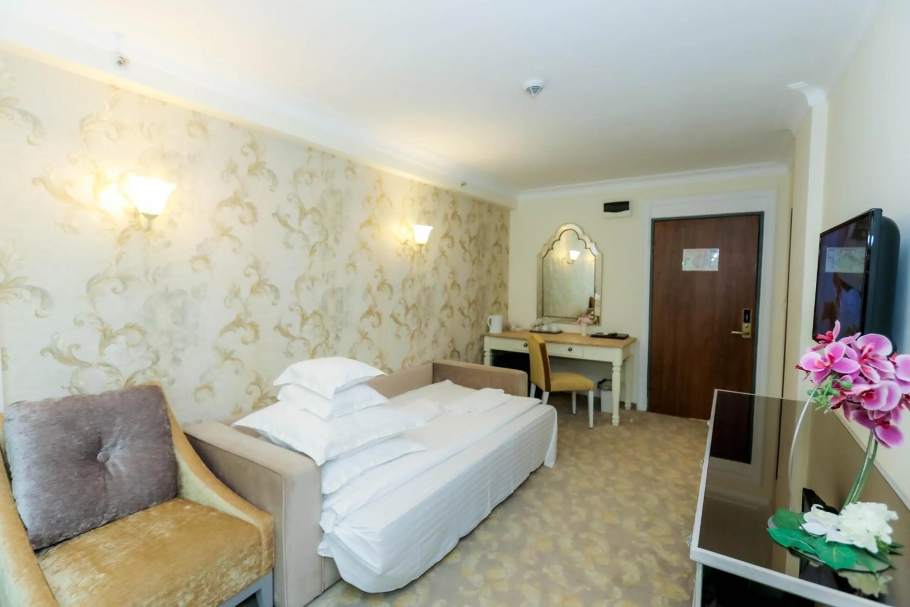 Bed in Grand Hotel Minerva Resort & SPA