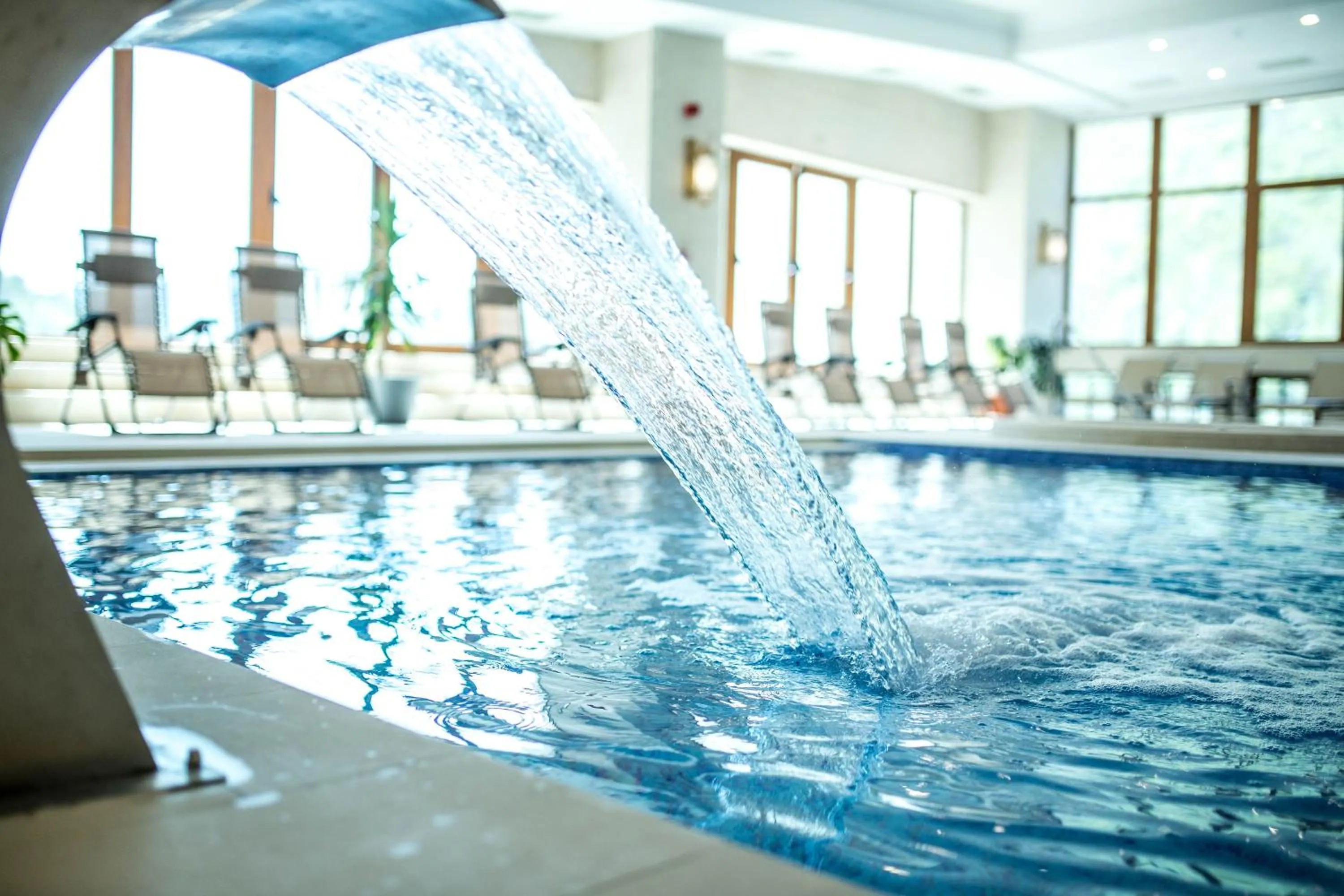 Swimming pool in Grand Hotel Minerva Resort & SPA