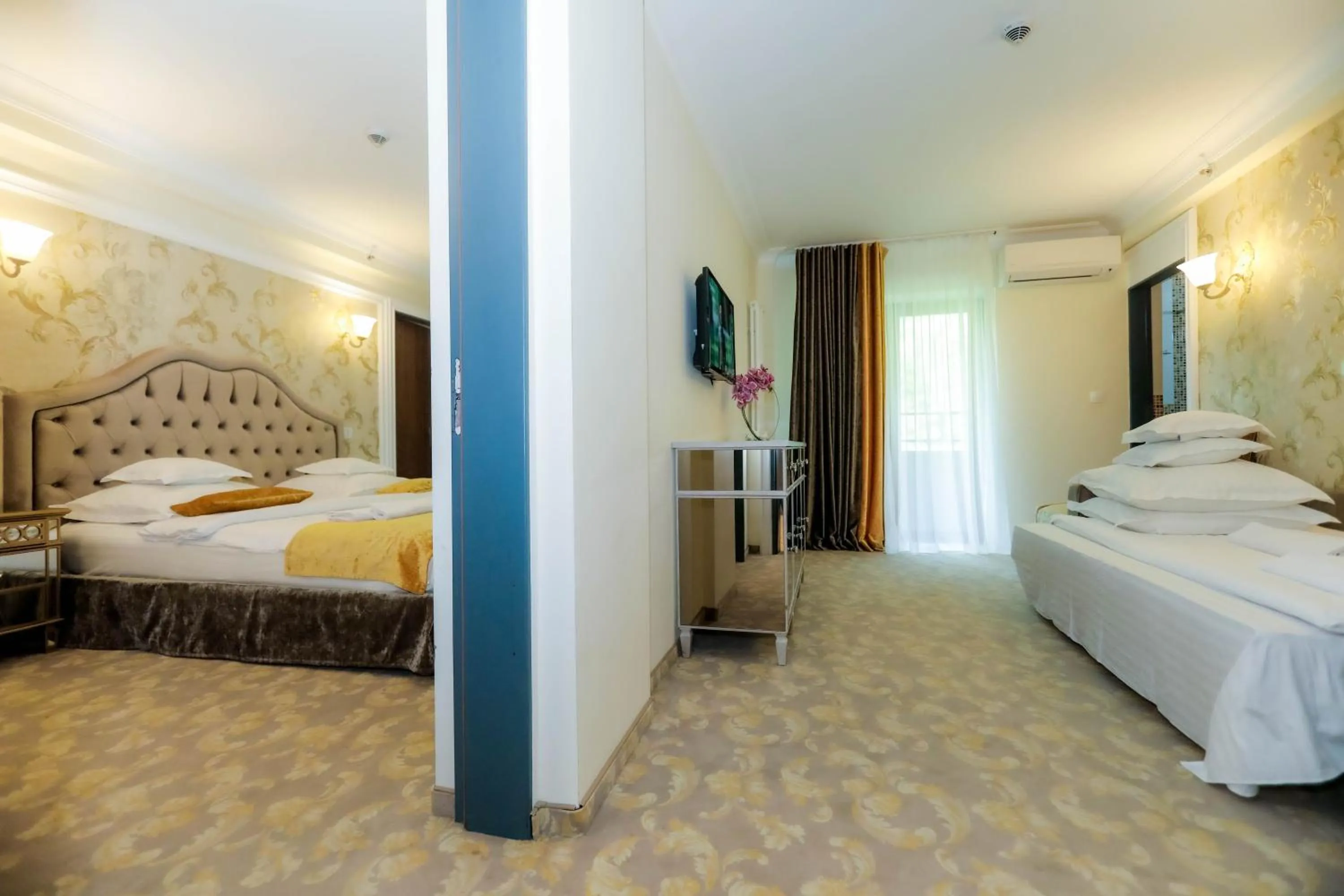 Bed in Grand Hotel Minerva Resort & SPA