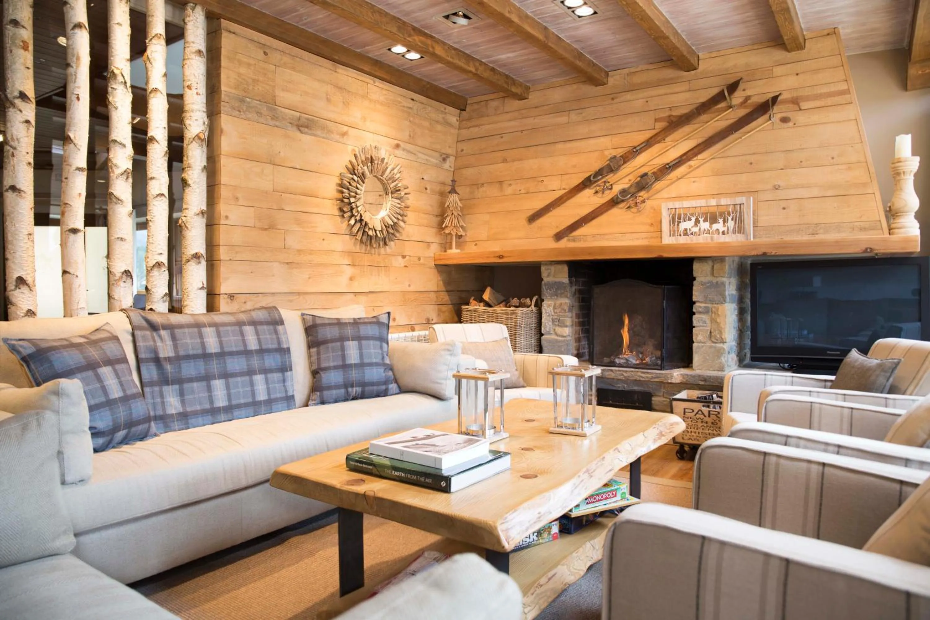 Living room in Eira Ski Lodge