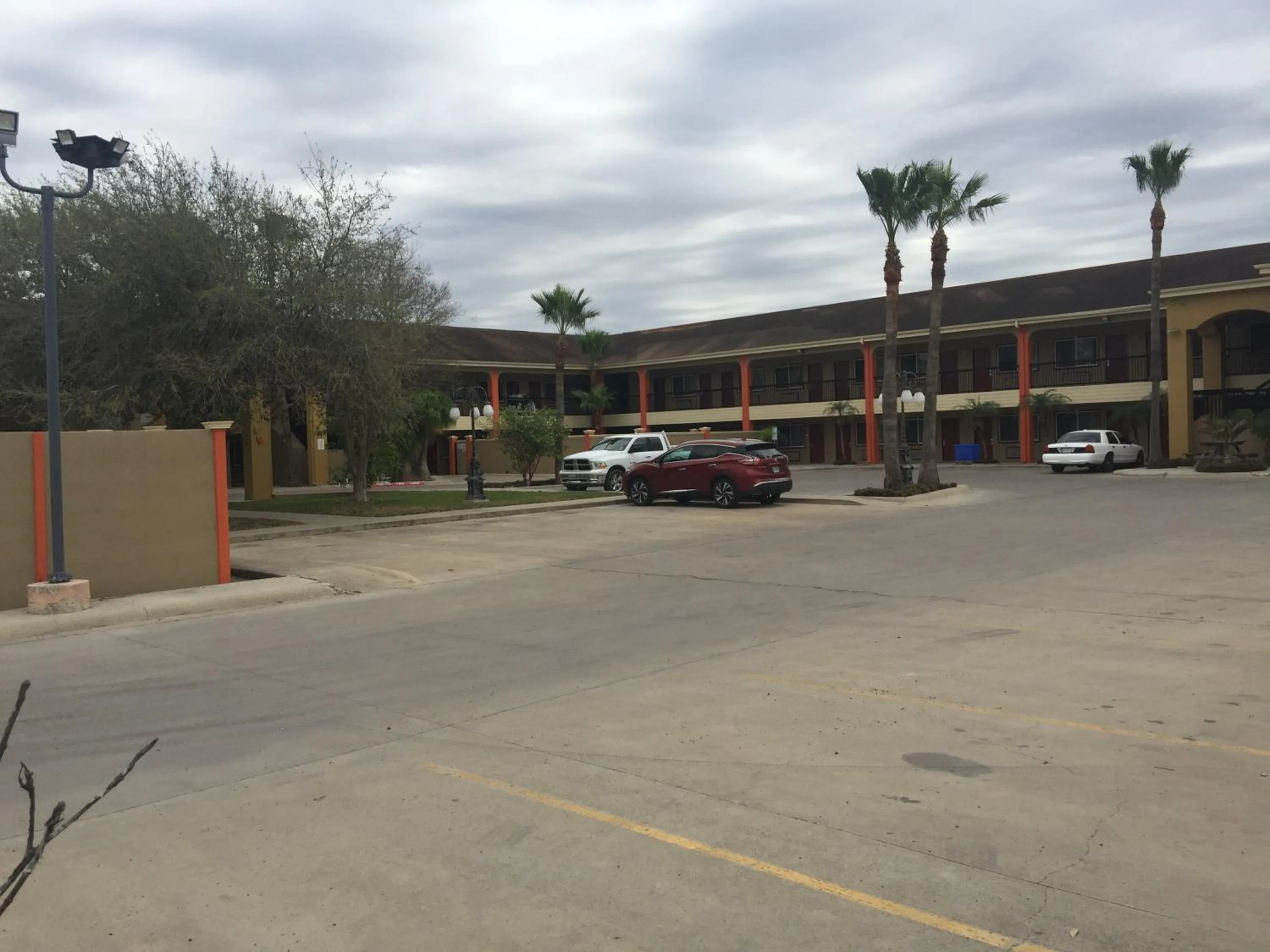 Parking in Texas Inn and Suites City Center at University Dr.