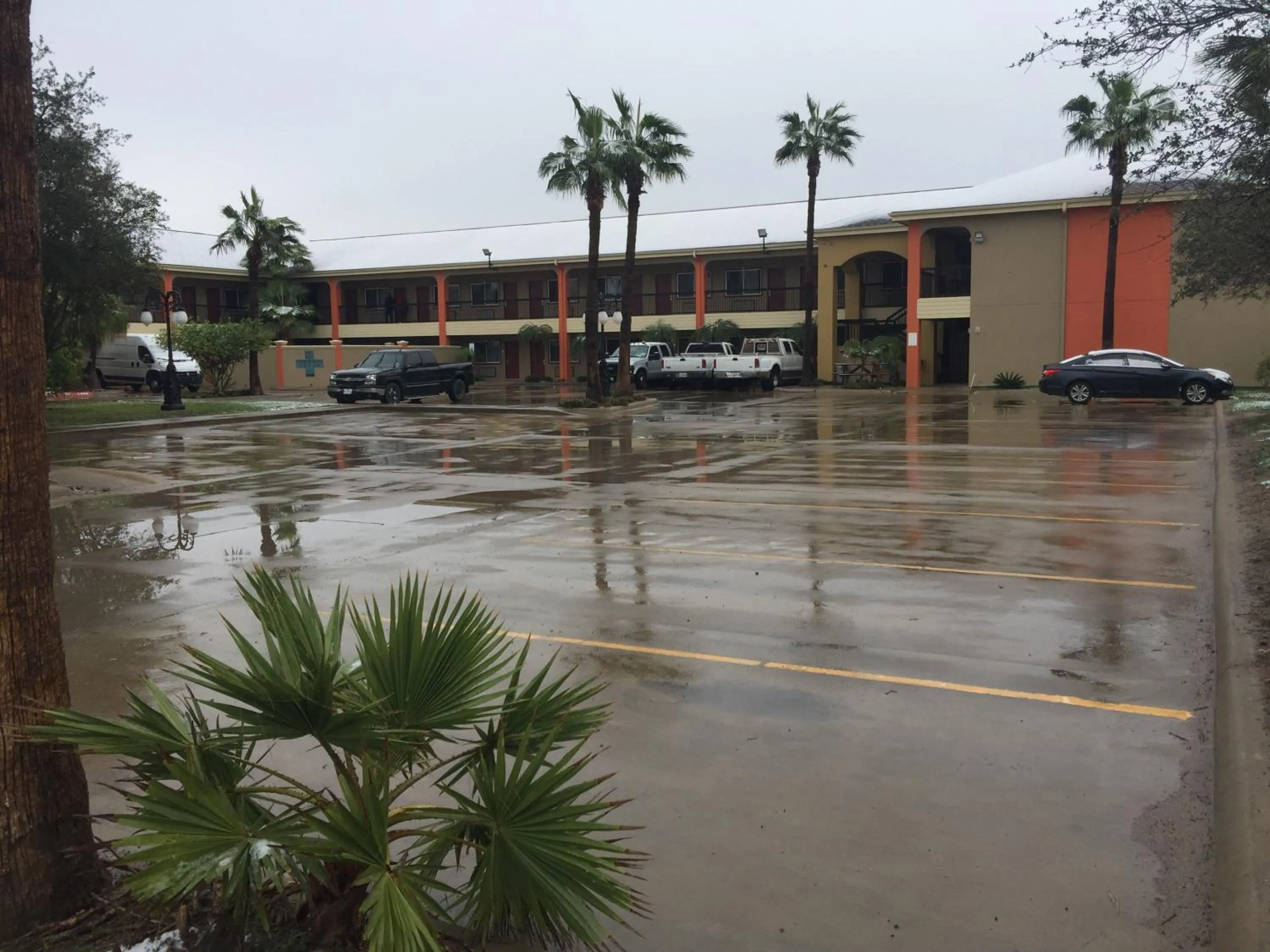 Parking in Texas Inn and Suites City Center at University Dr.