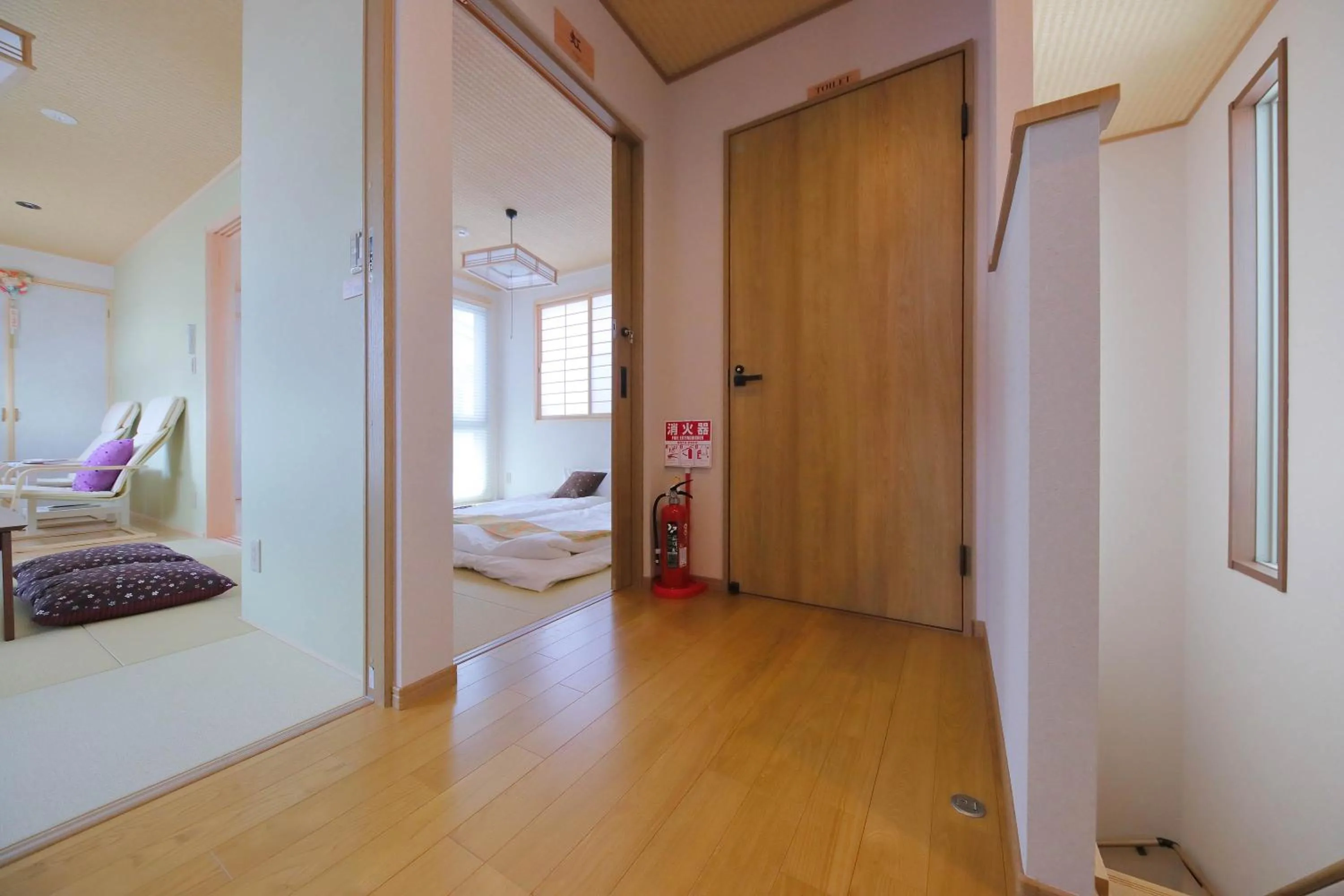 Bed in Kyo Machiya Ryokan Yuan