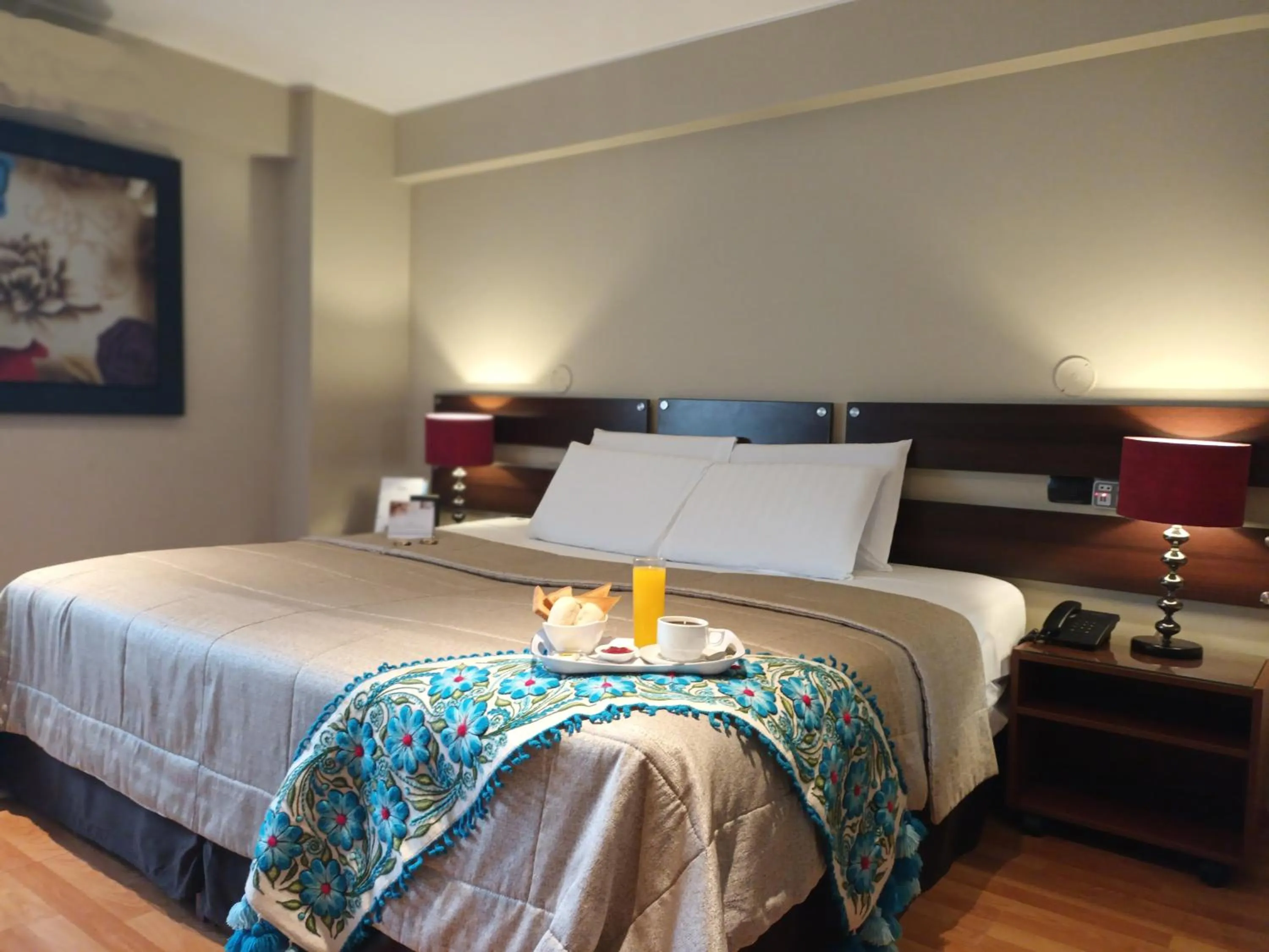 Bed in Hotel Vila Santa