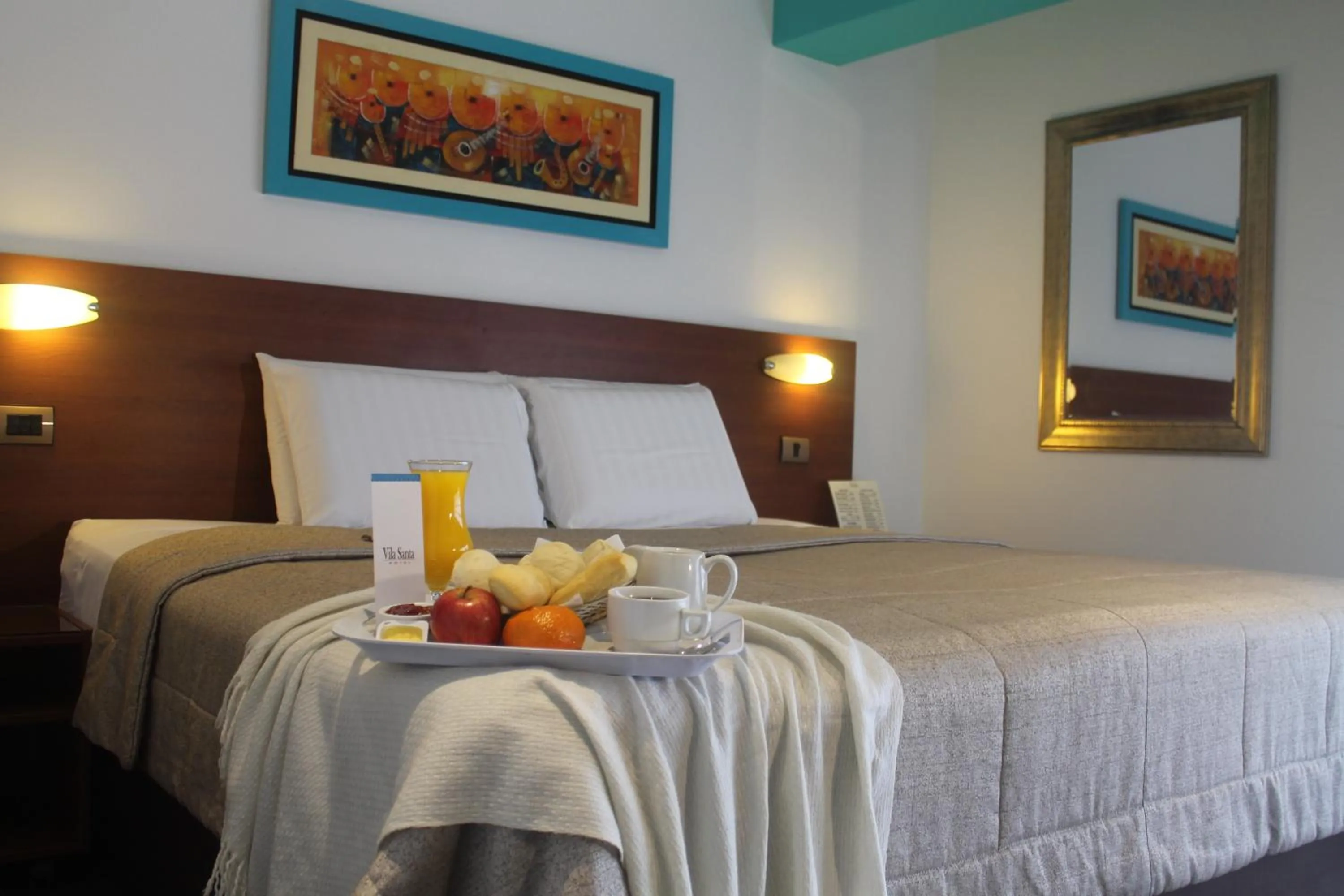 Bed in Hotel Vila Santa