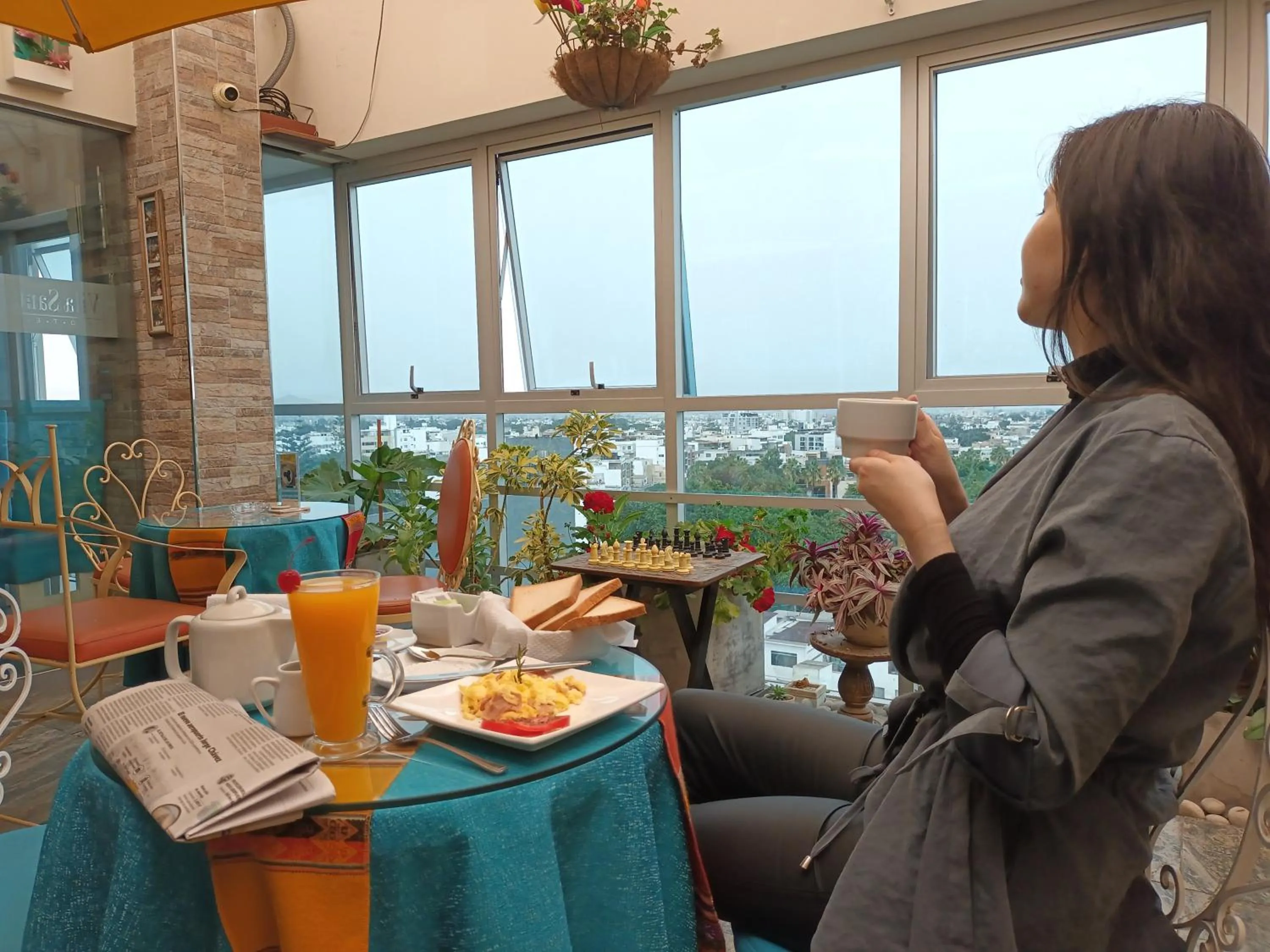 Balcony/Terrace in Hotel Vila Santa