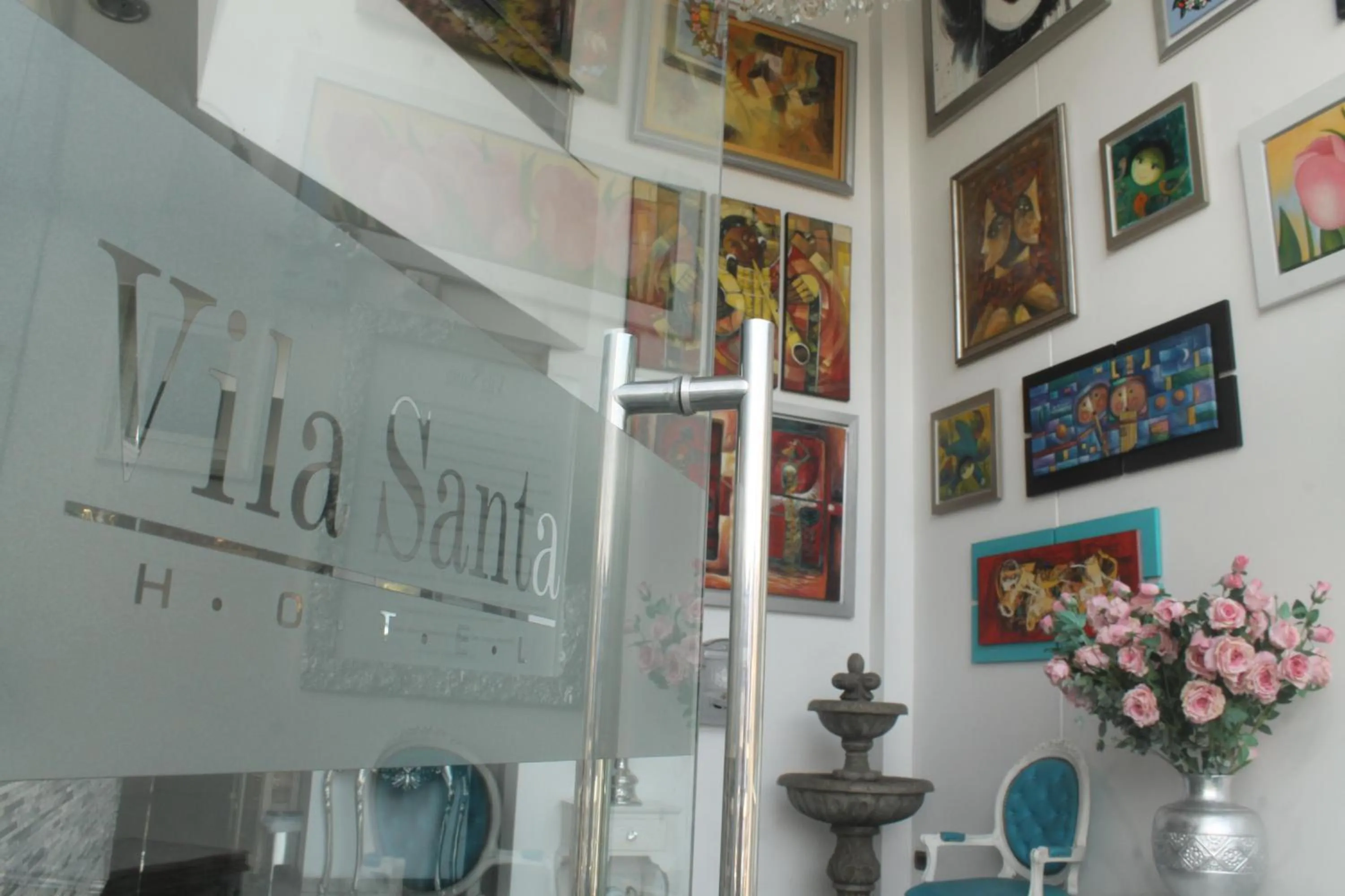 Lobby or reception in Hotel Vila Santa