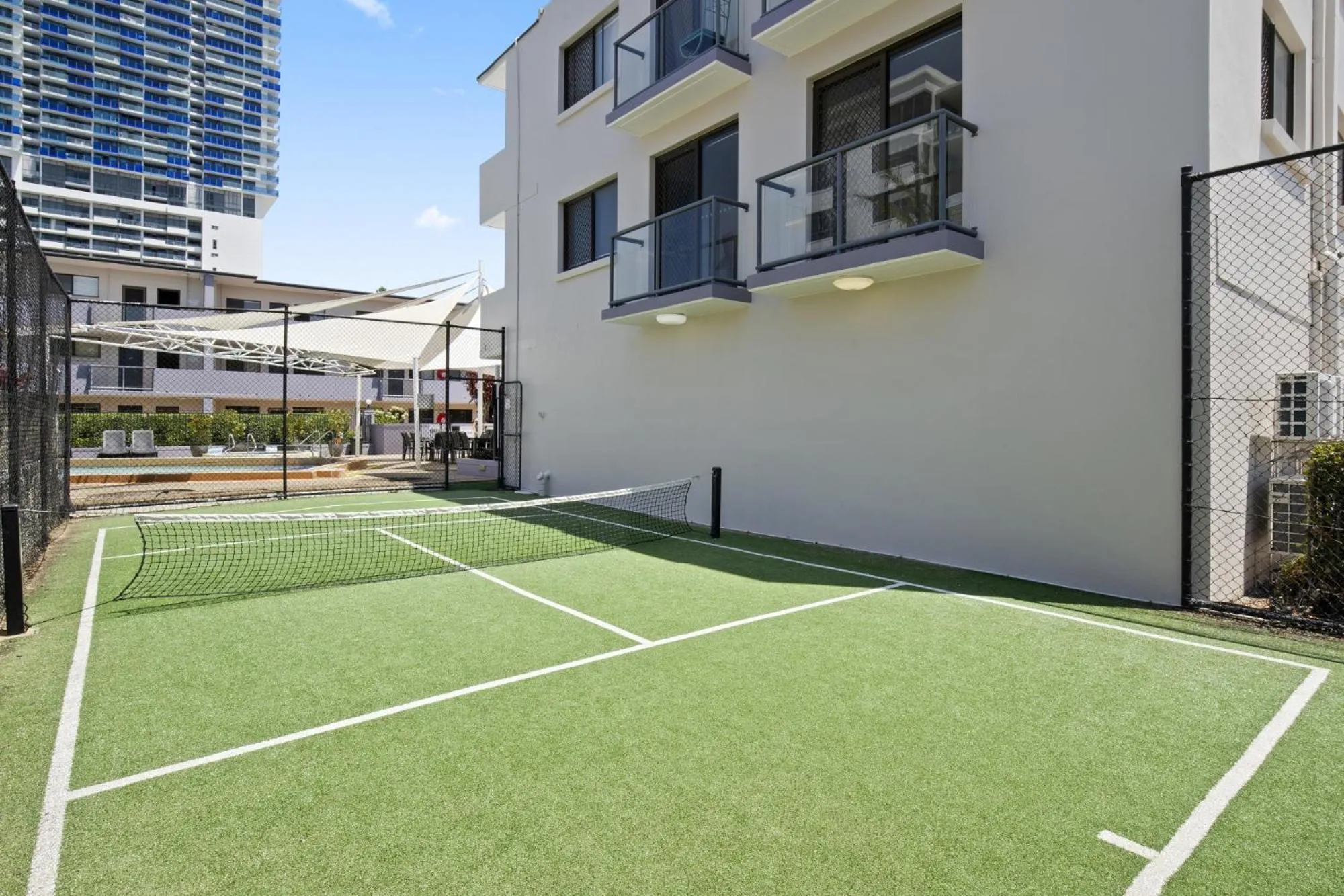Tennis court in Harbour Side Resort