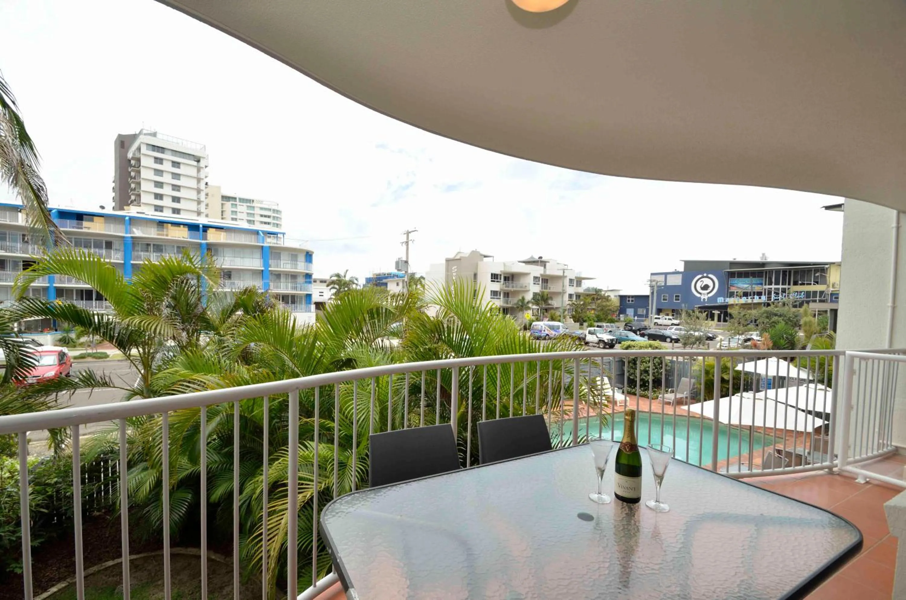 Garden view in The Beach Houses Maroochydore