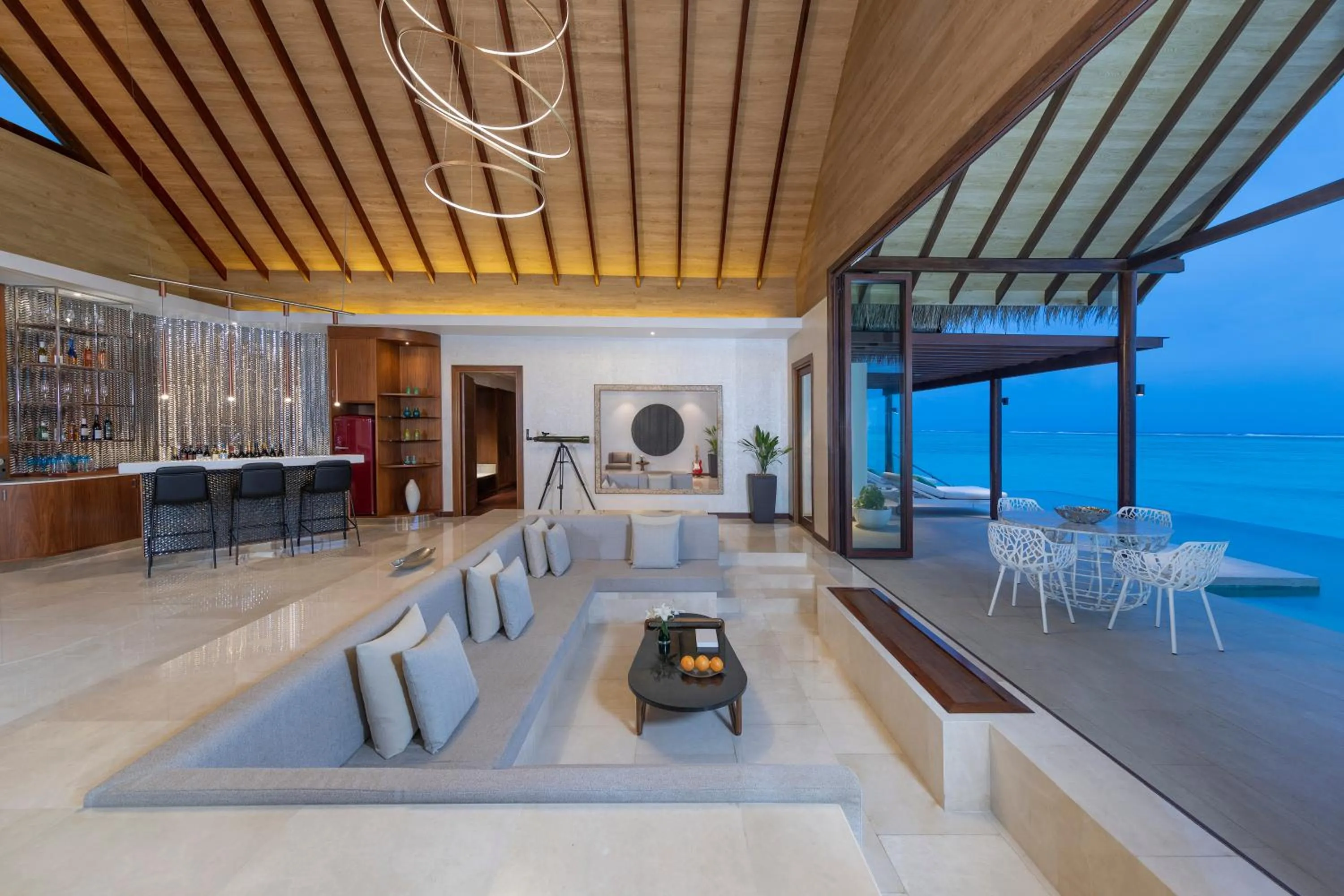 Living room in Niyama Private Islands Maldives
