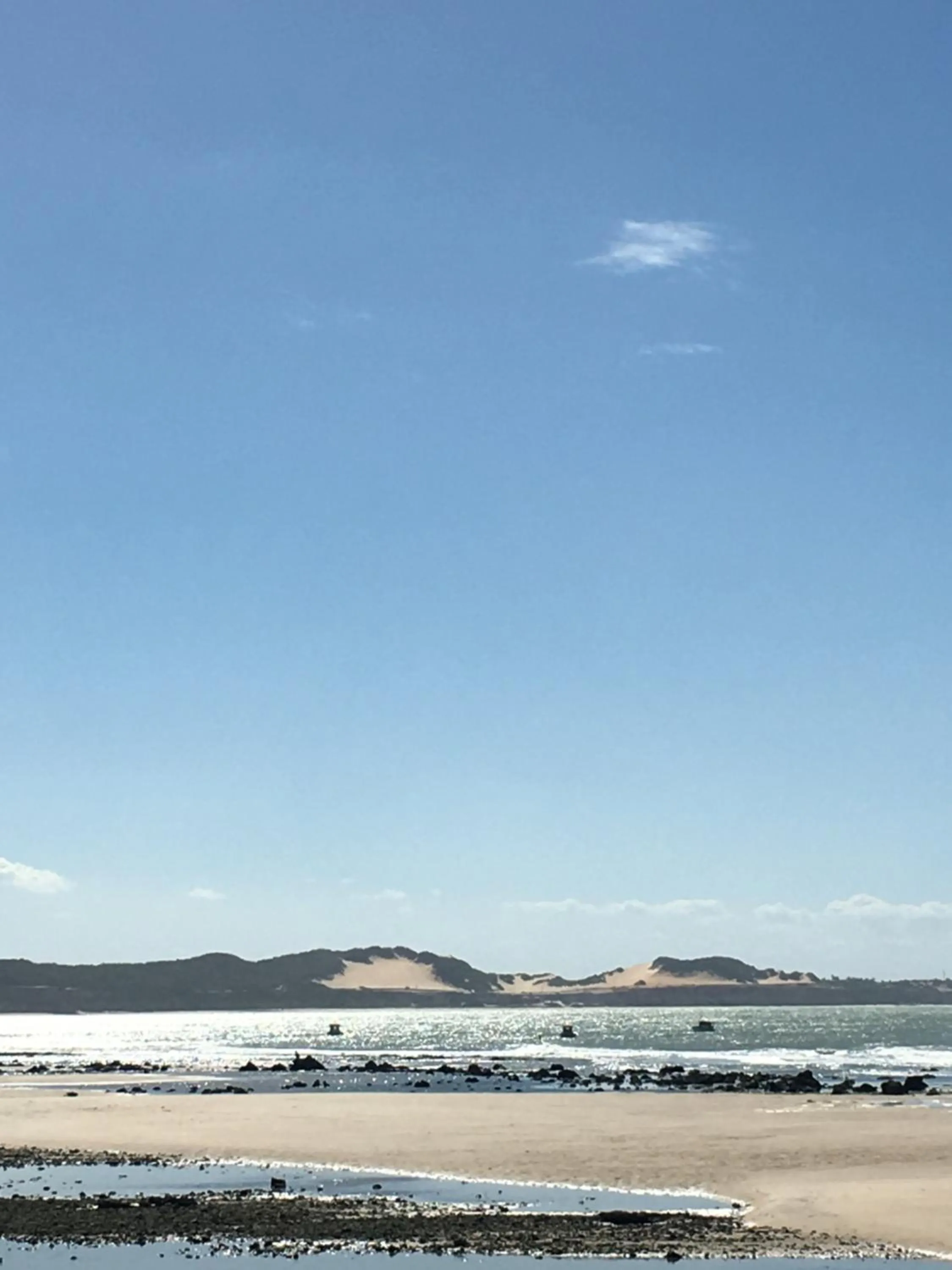 Beach in Pipas Ocean