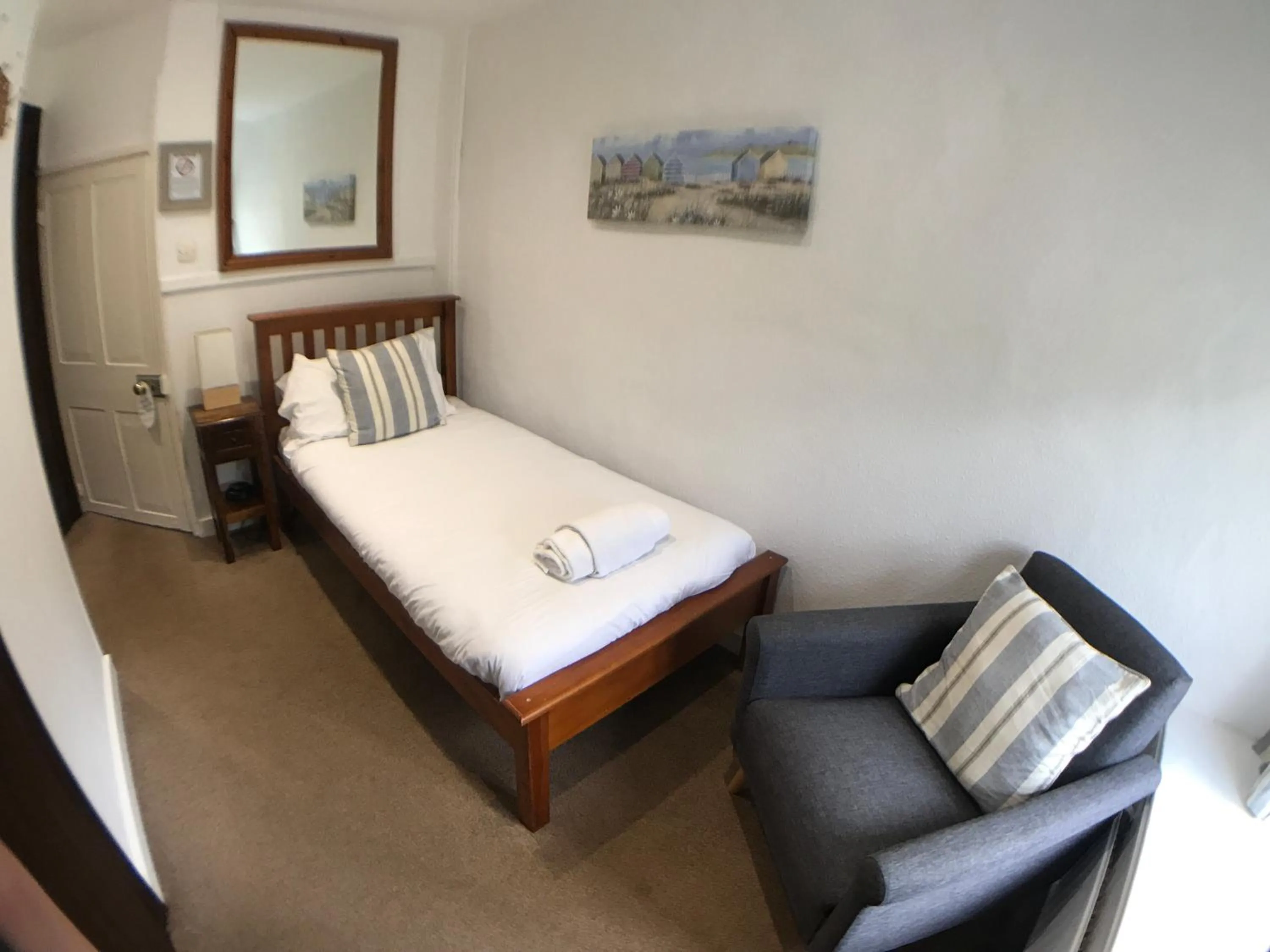 Bed in The White Horse Inn