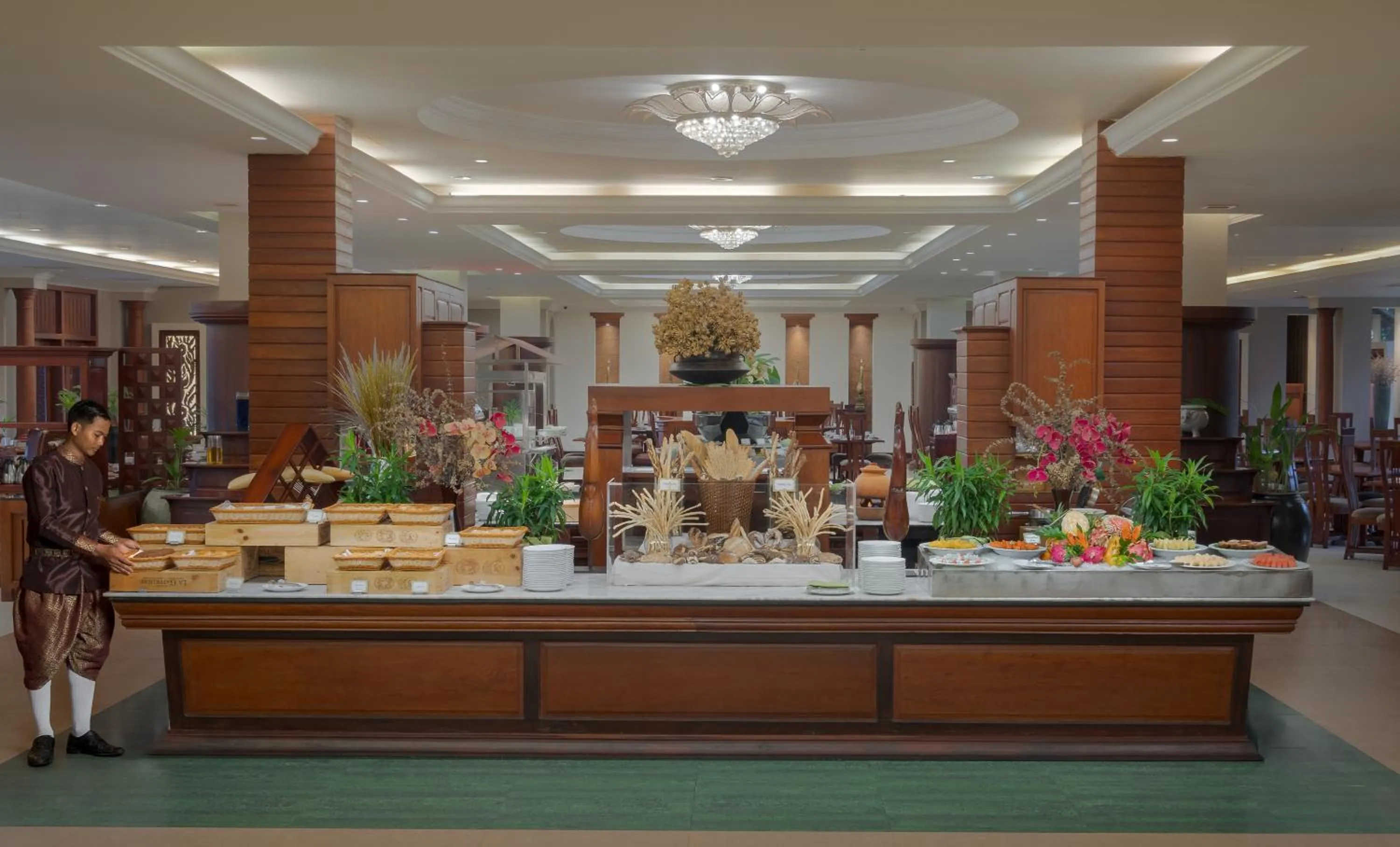 Breakfast in THE PRIVILEGE FLOOR by Borei Angkor