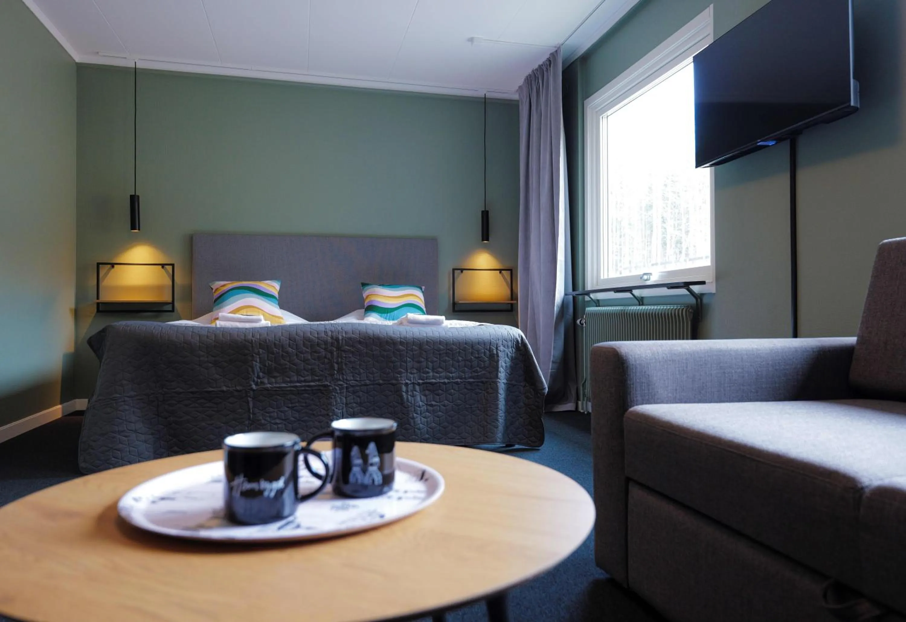 Photo of the whole room, Bed in Hotell Veckefjärden