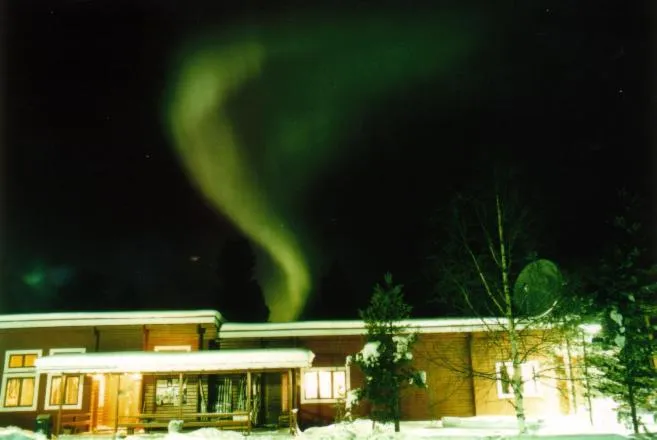 Facade/entrance in Ukonjärven Holiday Village