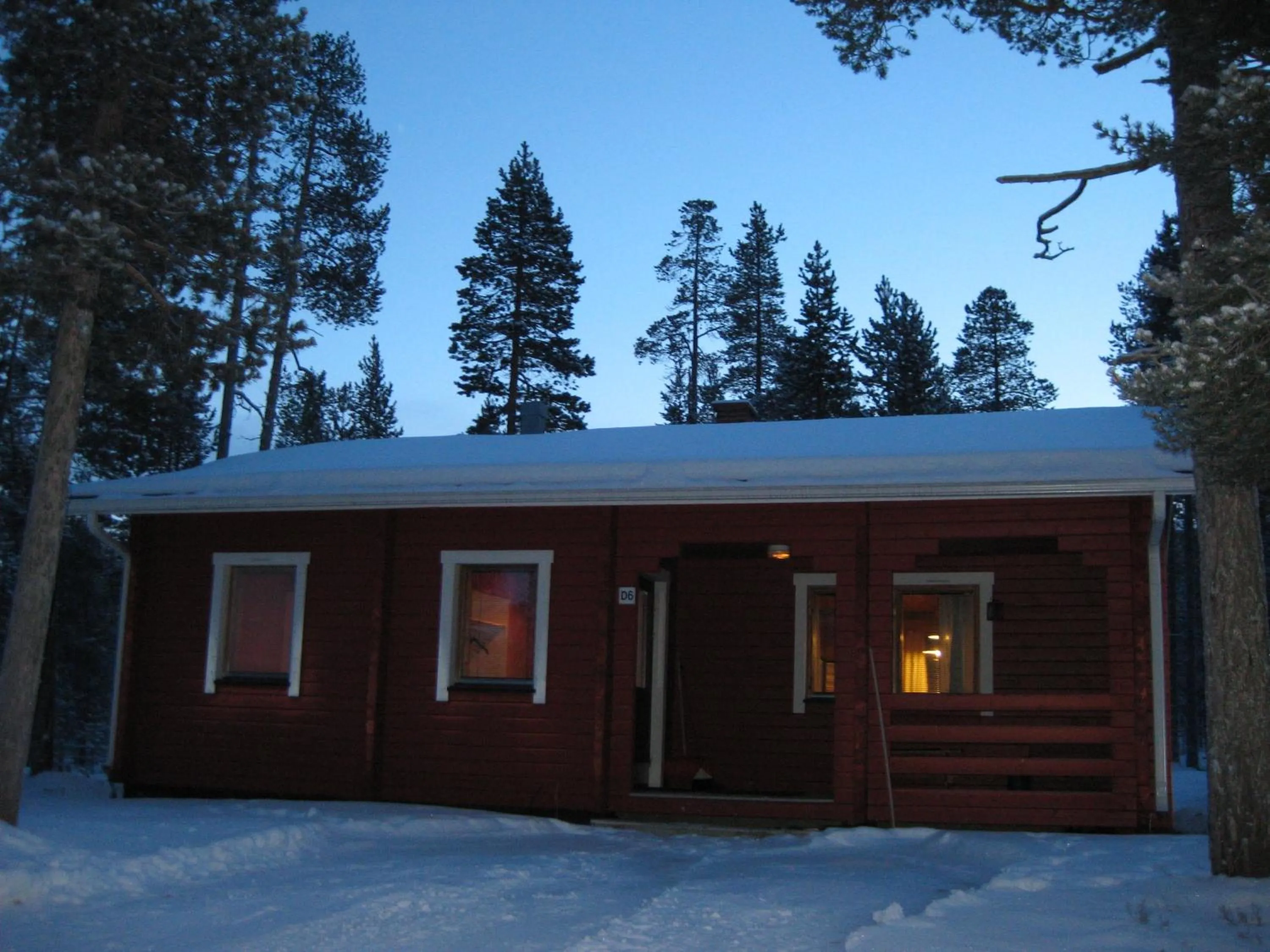 Facade/entrance in Ukonjärven Holiday Village