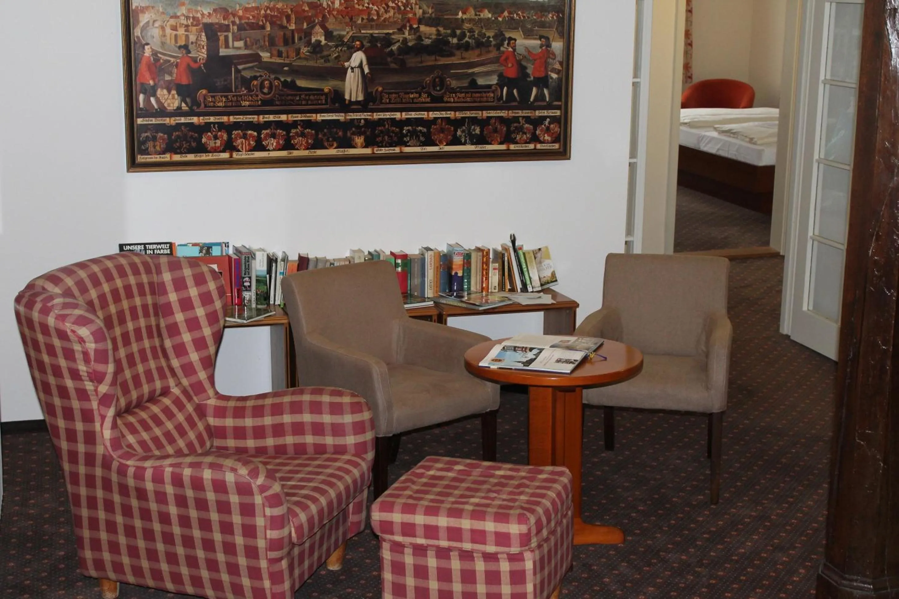 Communal lounge/ TV room in Stadt-gut-Hotel Gasthof Goldener Adler