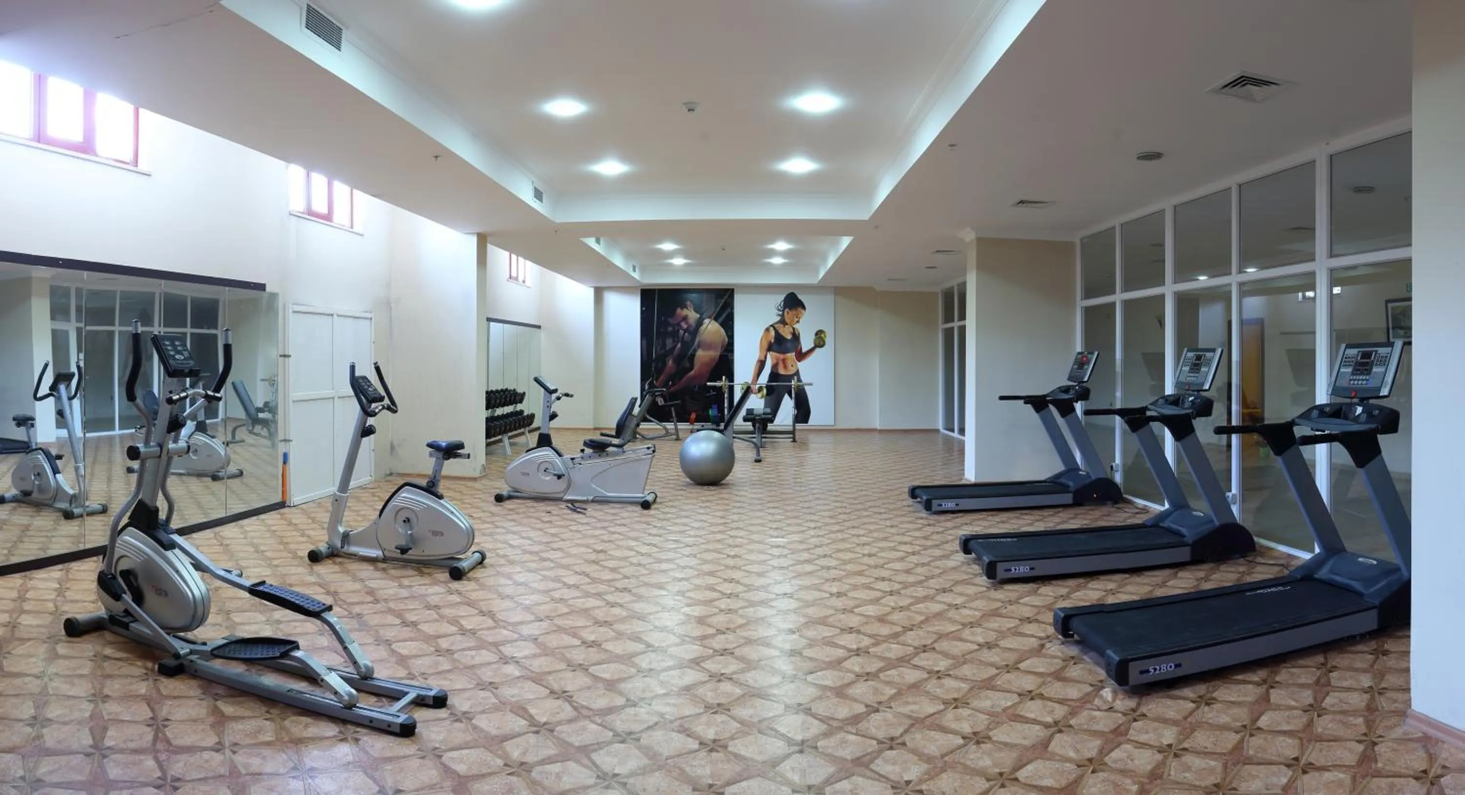 Fitness centre/facilities in Eser Diamond Hotel Spa & Convention Center İstanbul