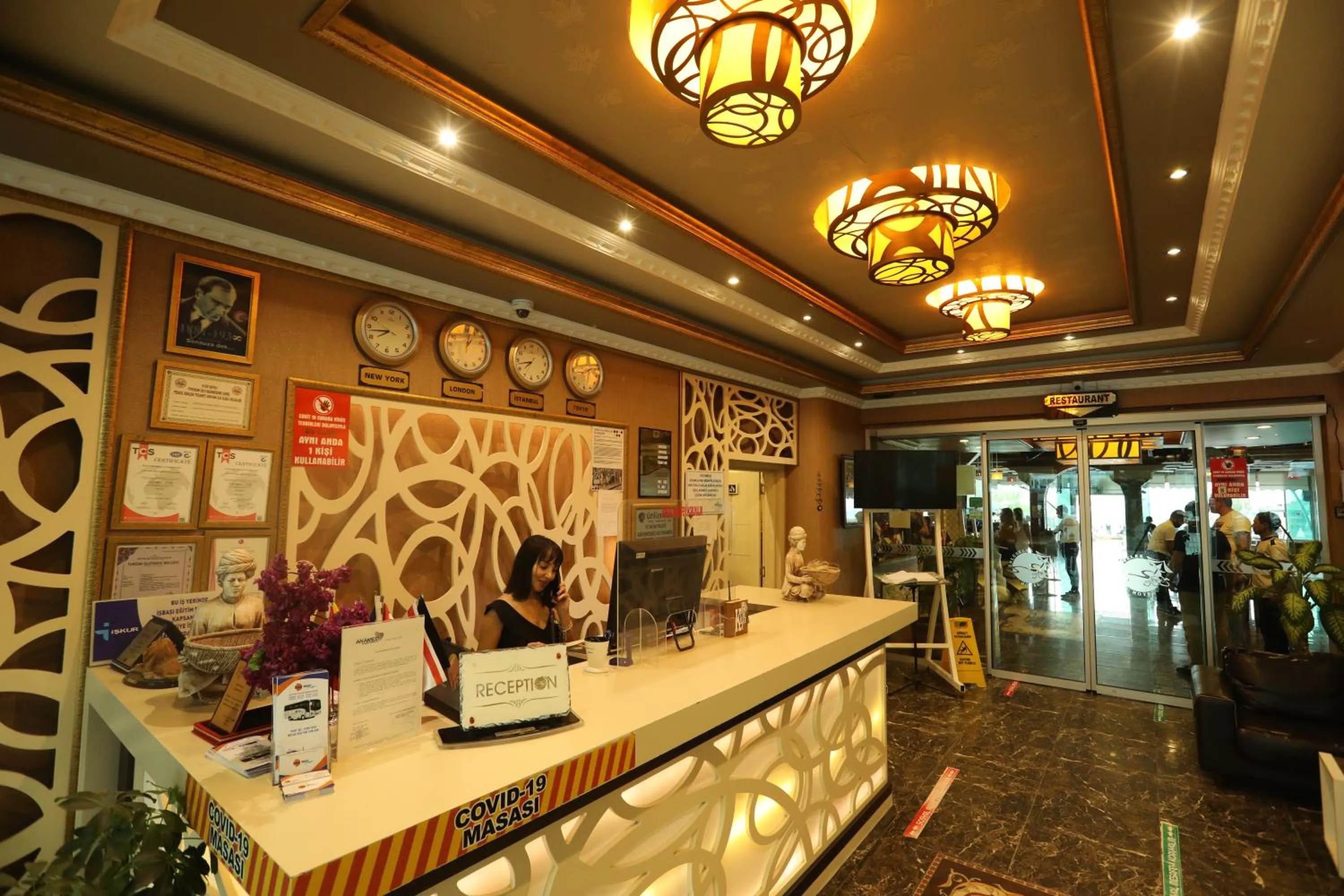 Property logo or sign in Unluselek Hotel