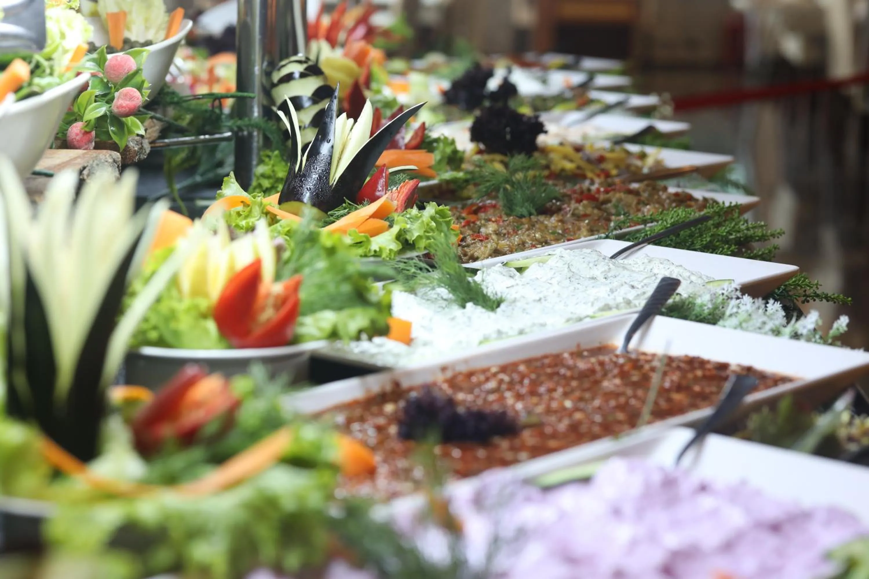 Food and drinks in Unluselek Hotel