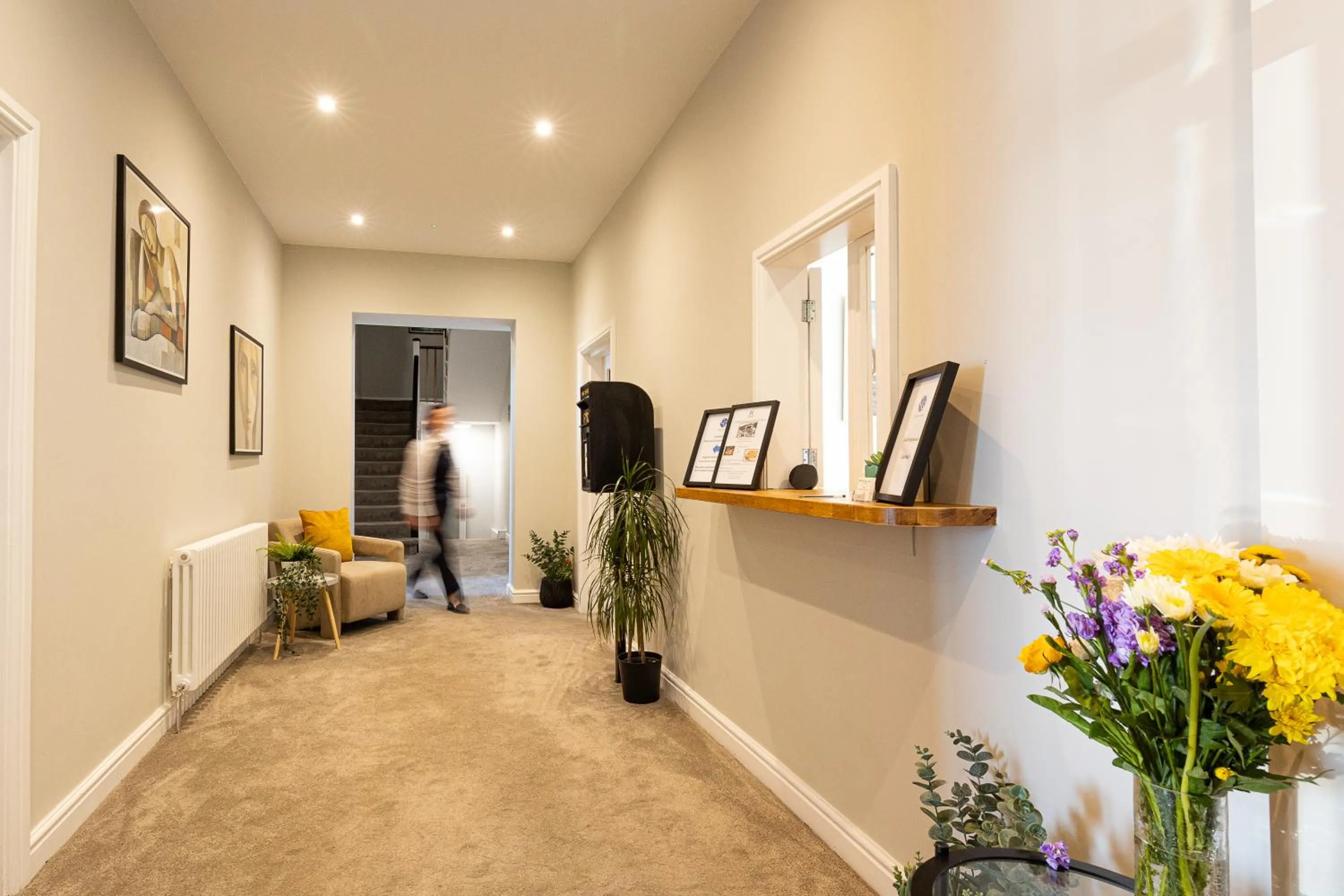 Text overlay in The Clarence Gardens Hotel, BW Signature Collection