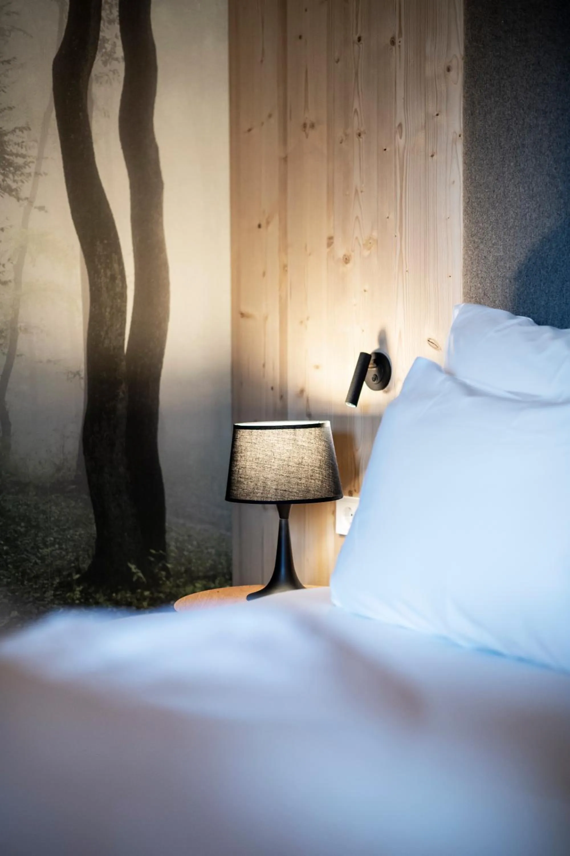 Bed in Hotel Simpaty