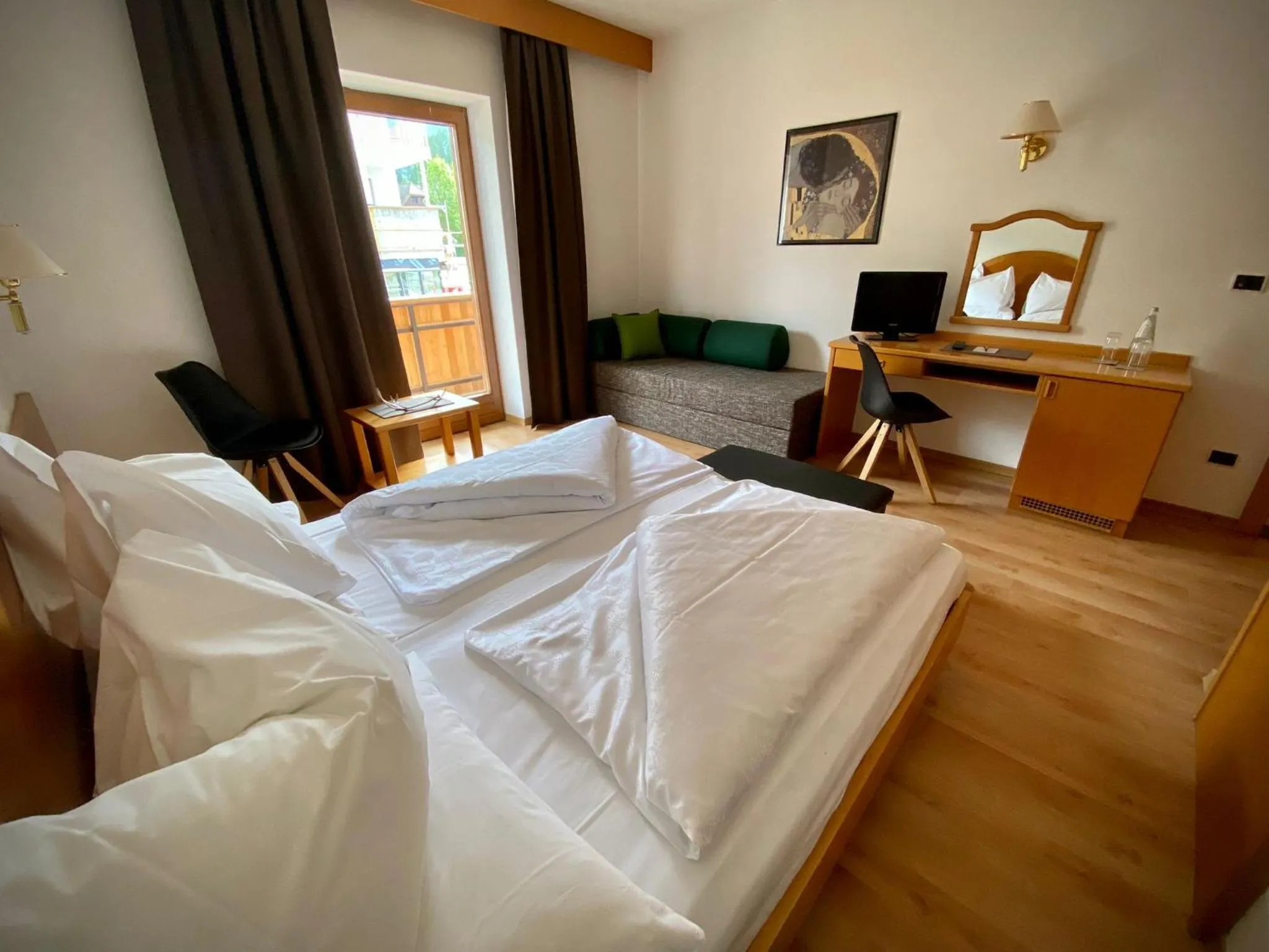 Bed in Hotel Simpaty