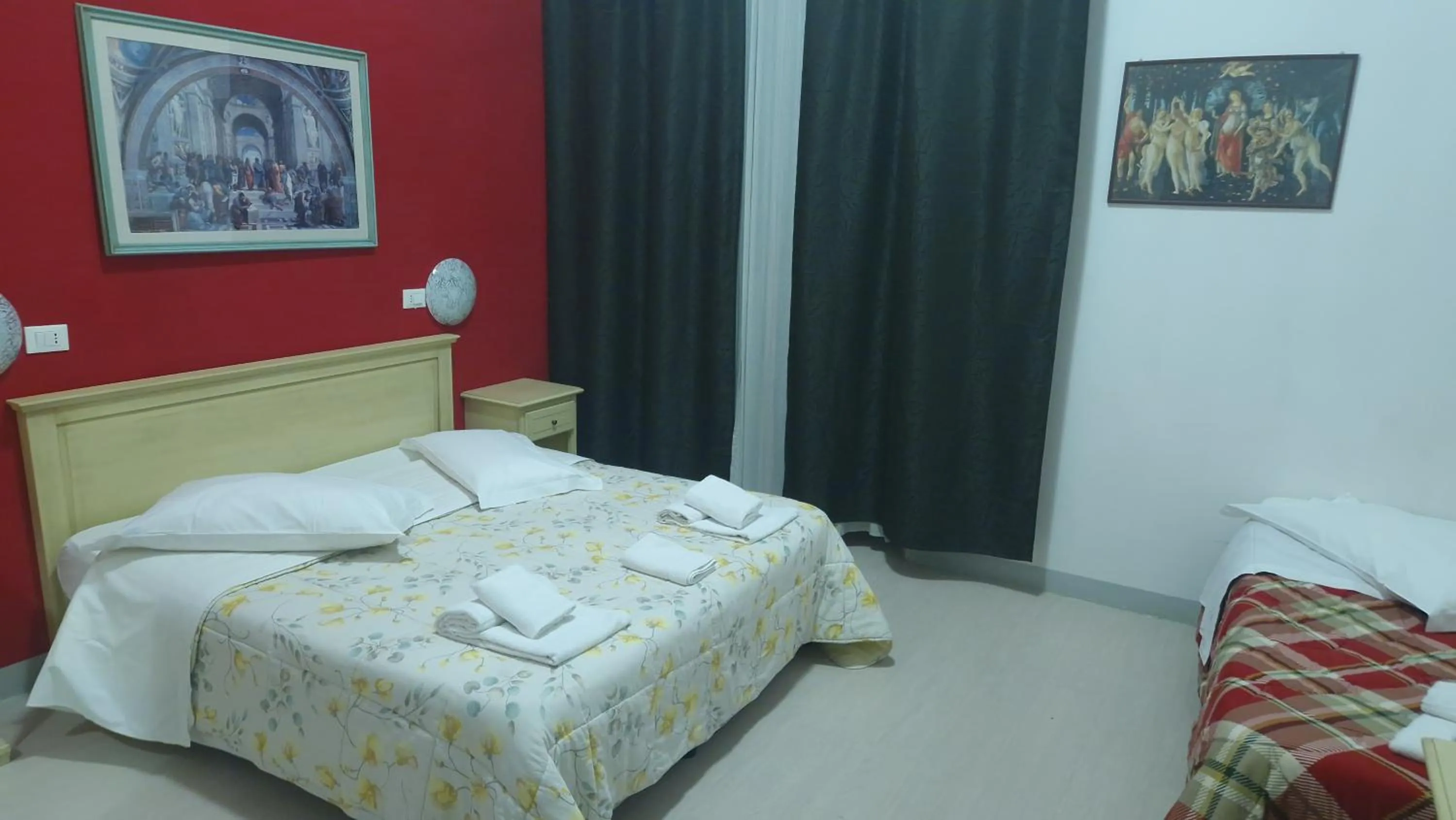 Bed in Hotel Genzianella