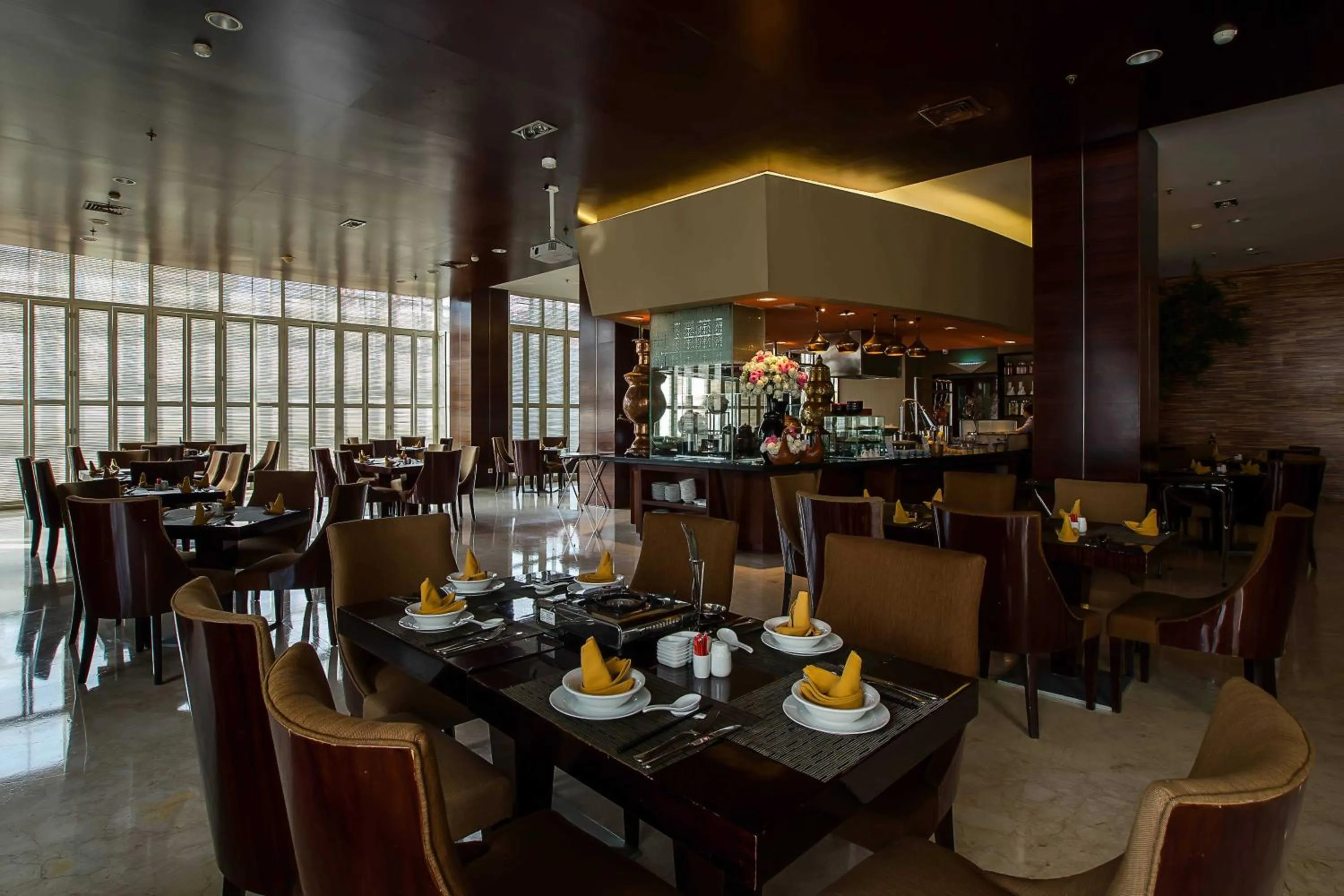 Restaurant/places to eat in The Arista Hotel Palembang