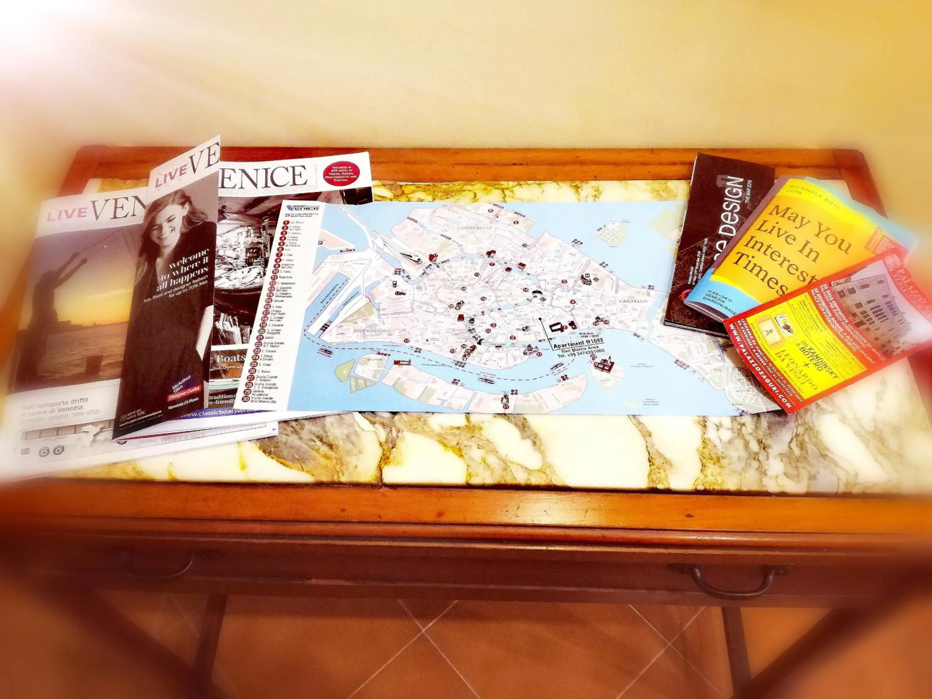 Decorative detail in B&B Venice 1964