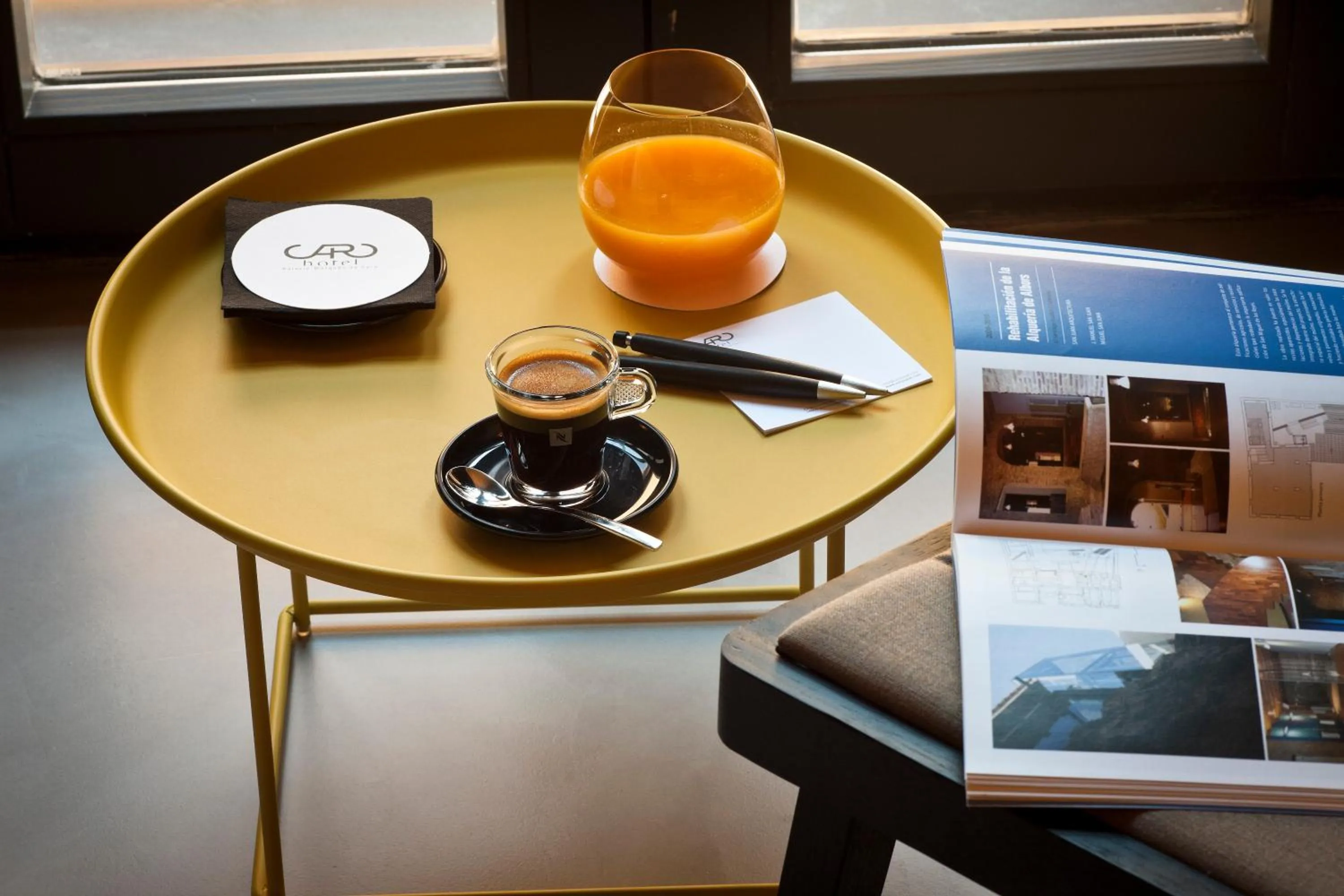 Decorative detail in Caro Hotel