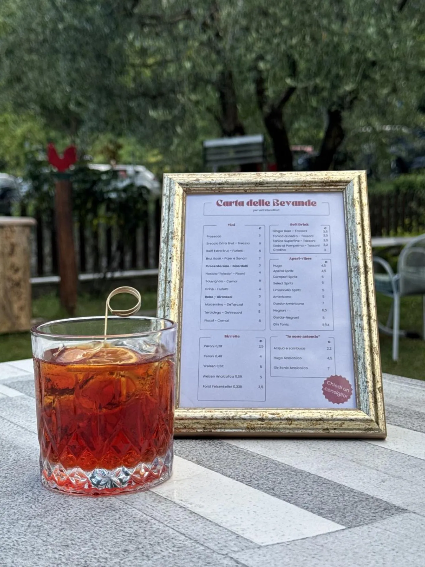 Drinks in Agritur Girardelli