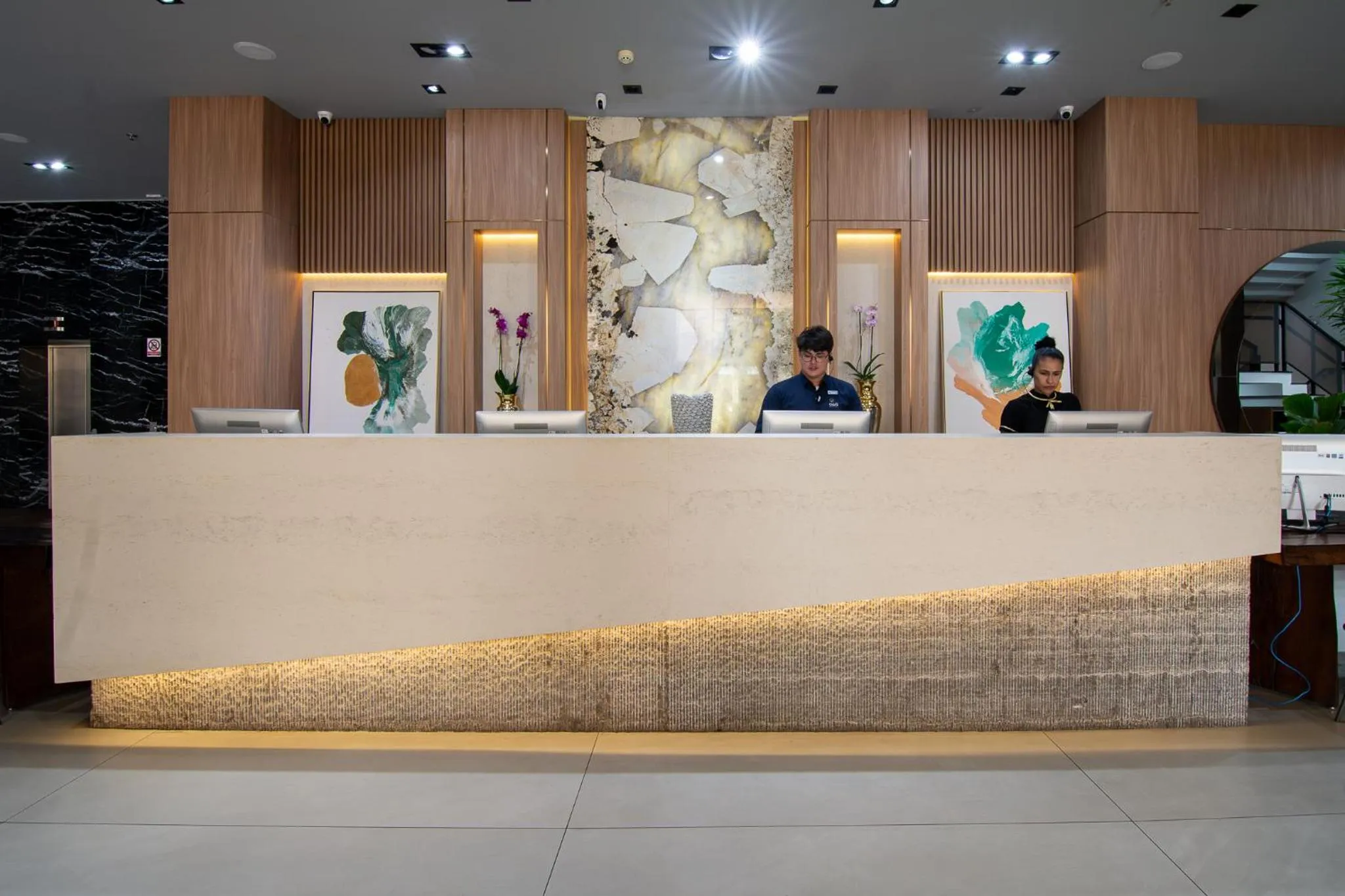 Lobby or reception in Hotel Gran Odara