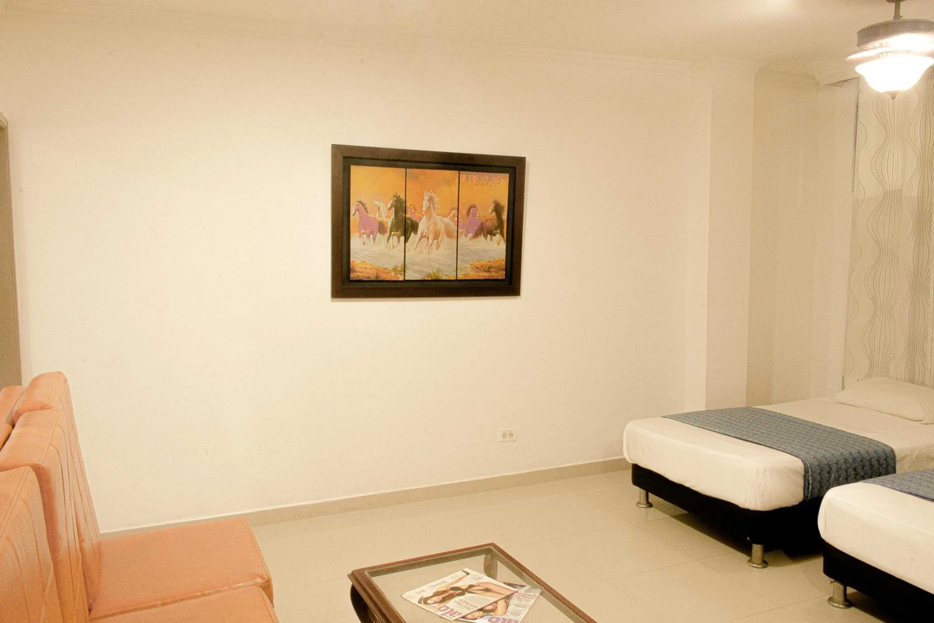 Bed in Hotel Yivinaca